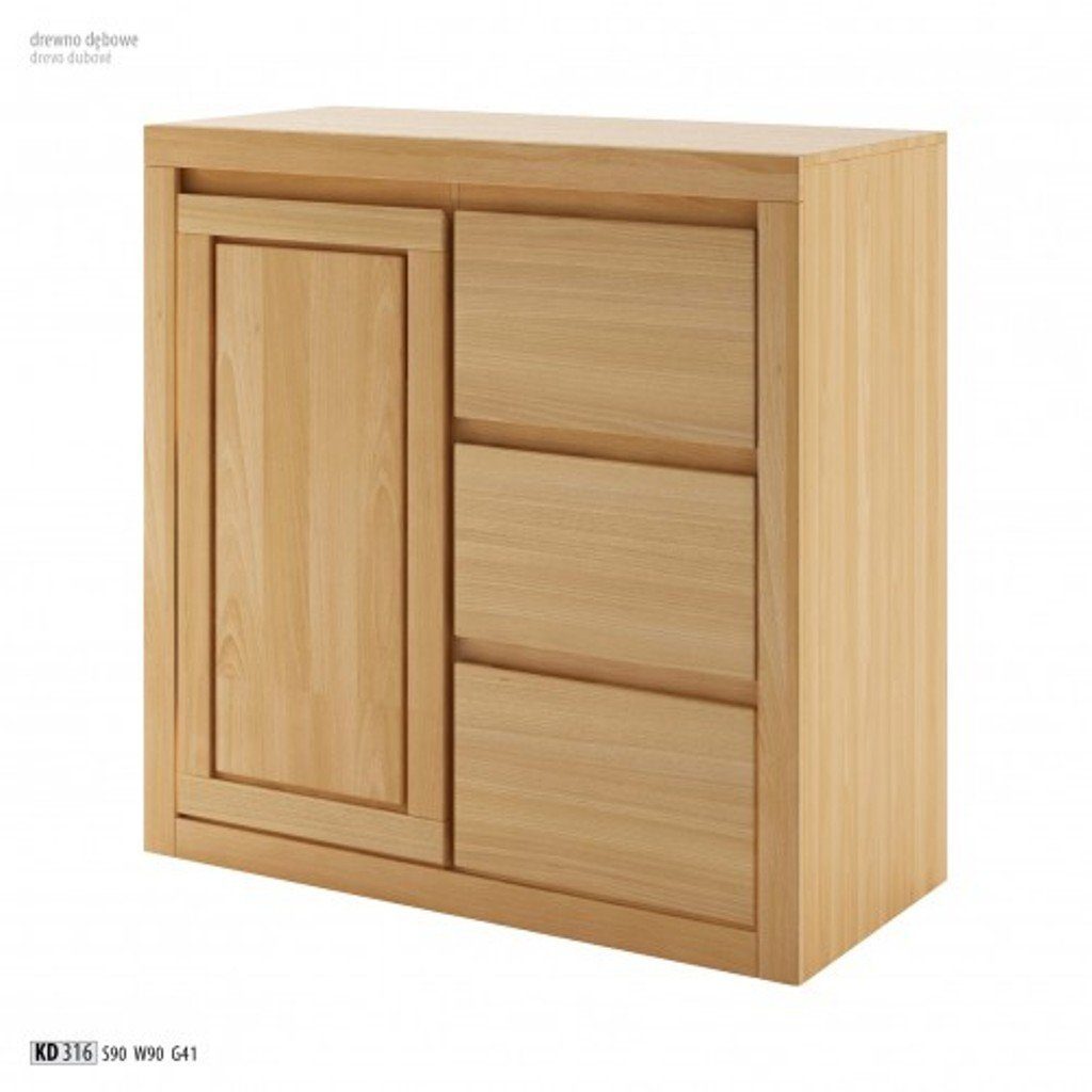 Sideboard Echtes Buffet JVmoebel Design Anrichte Lowboard Kommode Holz Kommode, Schrank