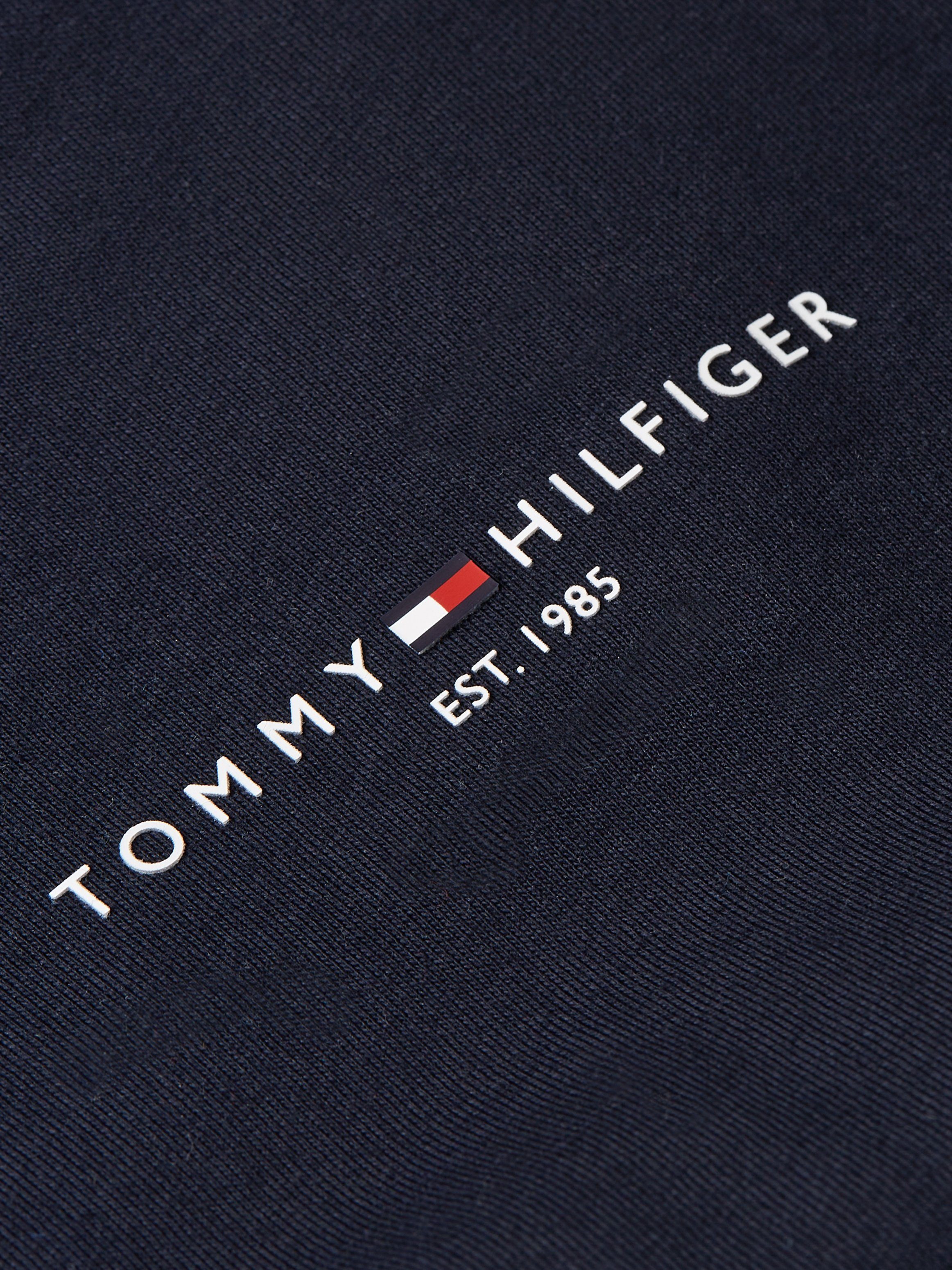 Hilfiger TOMMY LOGO TIPPED Tommy Sky T-Shirt TEE Desert