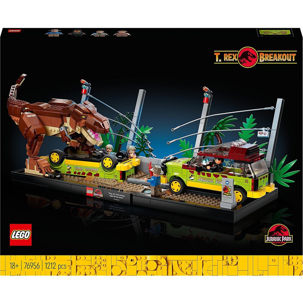LEGO® Konstruktions-Spielset »LEGO® Jurassic World 76956 Ausbruch des T. Rex «