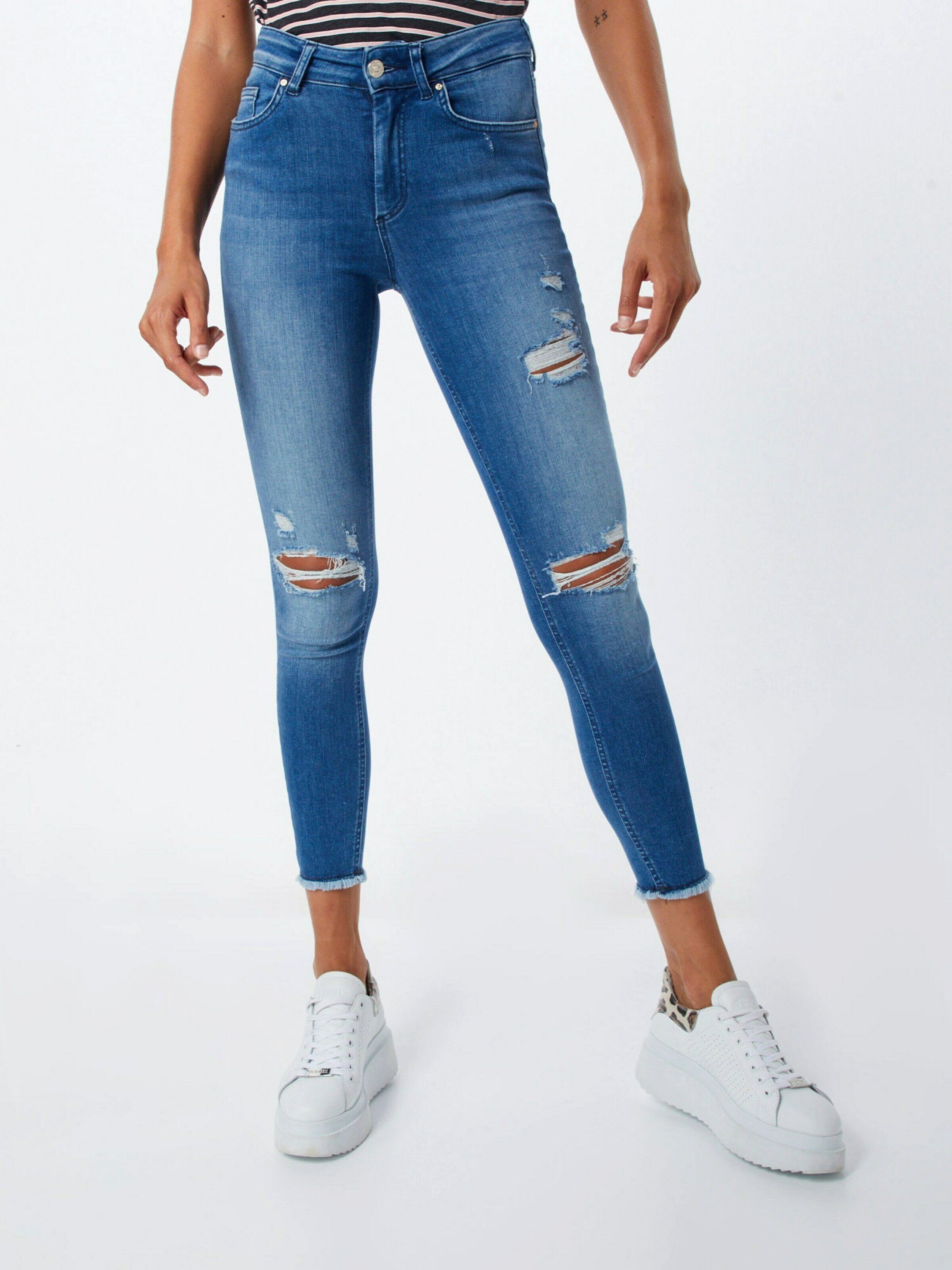 ONLY 7/8-Jeans Blush (1-tlg) Plain/ohne Details günstig online kaufen