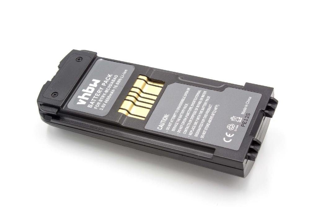 vhbw kompatibel mit Symbol MC9590, MC9596, MC9500 Akku Li-Ion 4600 mAh (3,7 V)