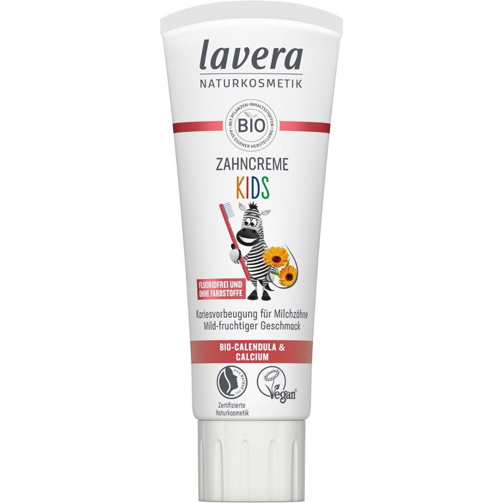 lavera Zahnpasta Zahncreme Kids Fluoridfrei, 75 ml