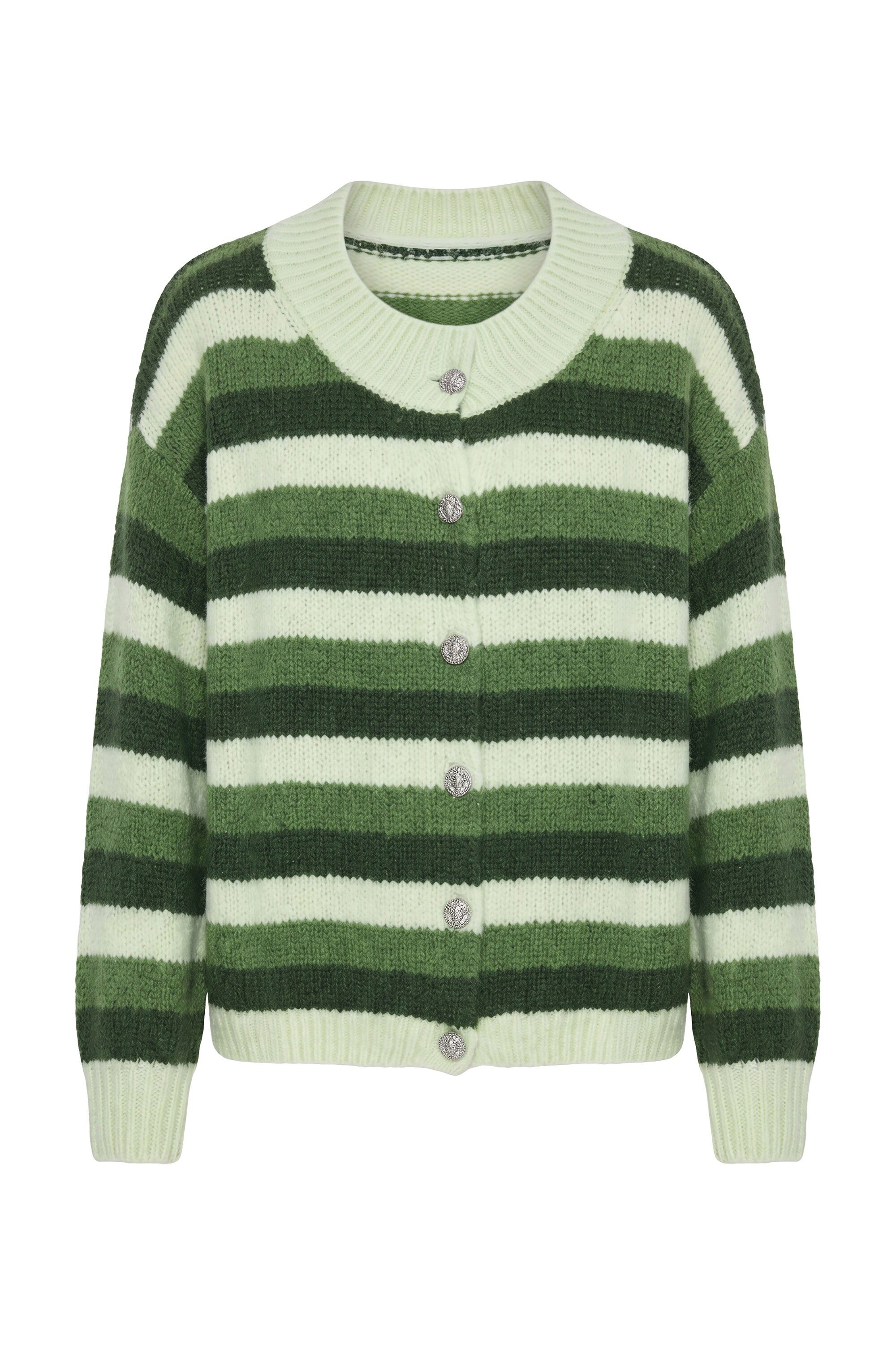 Studio Untold Strickjacke Strickjacke Oversize Shape Ringel