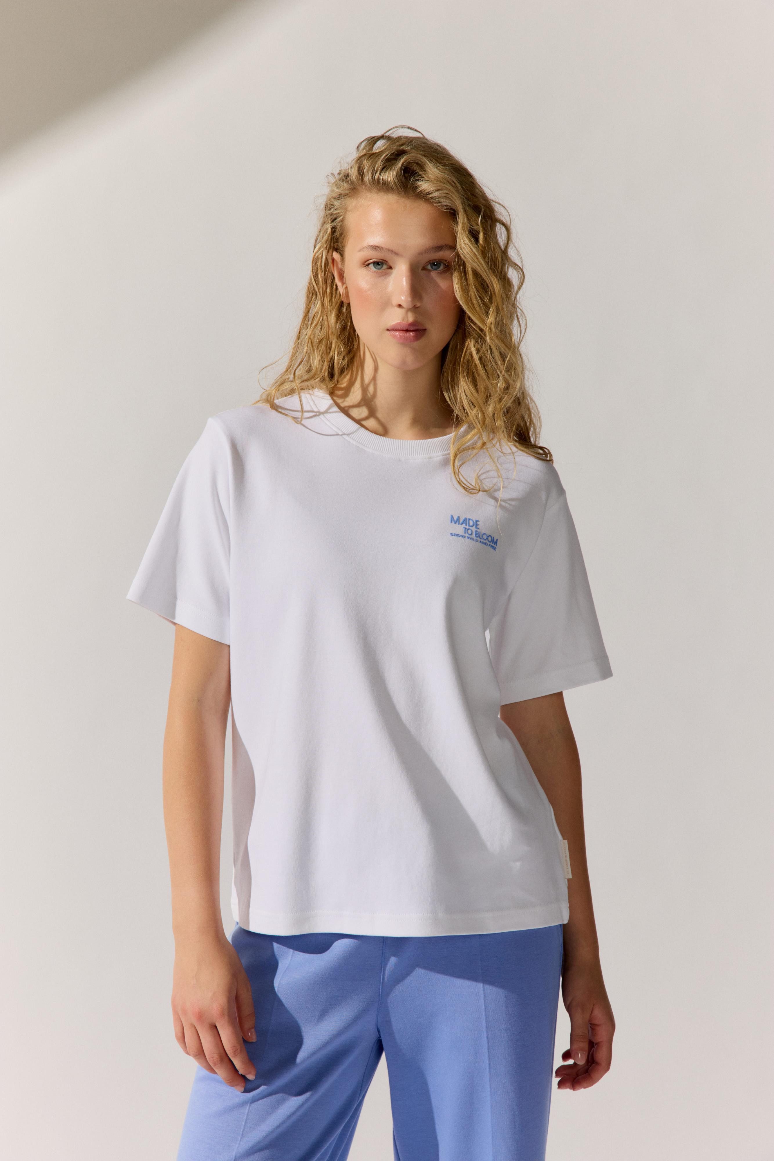 Katag AG Kurzarmshirt T-Shirt `Flower`