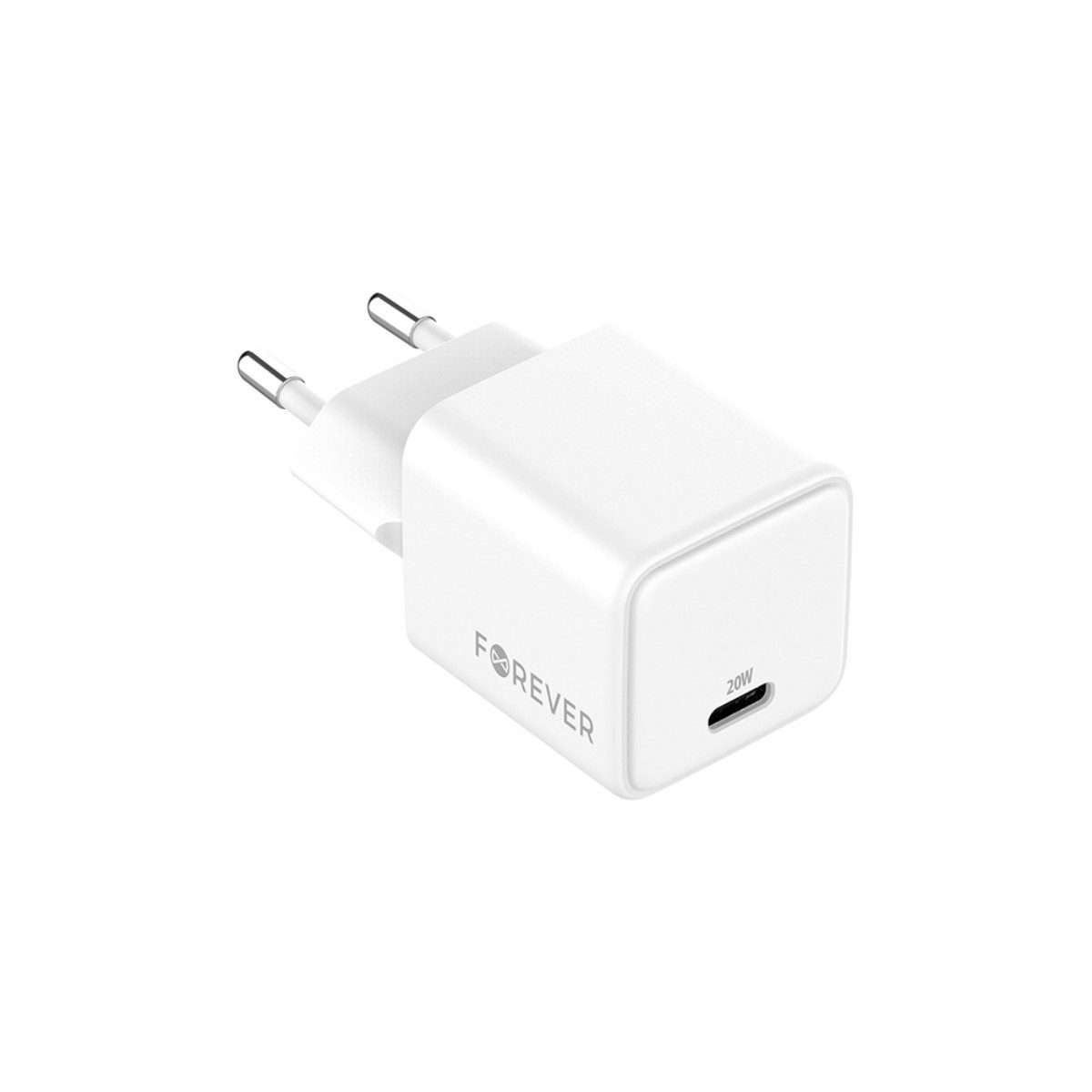Forever TC-08-20C USB-Ladegerät (3000 mA, GaN-Schnellladegerät mit 20 W Power Delivery)