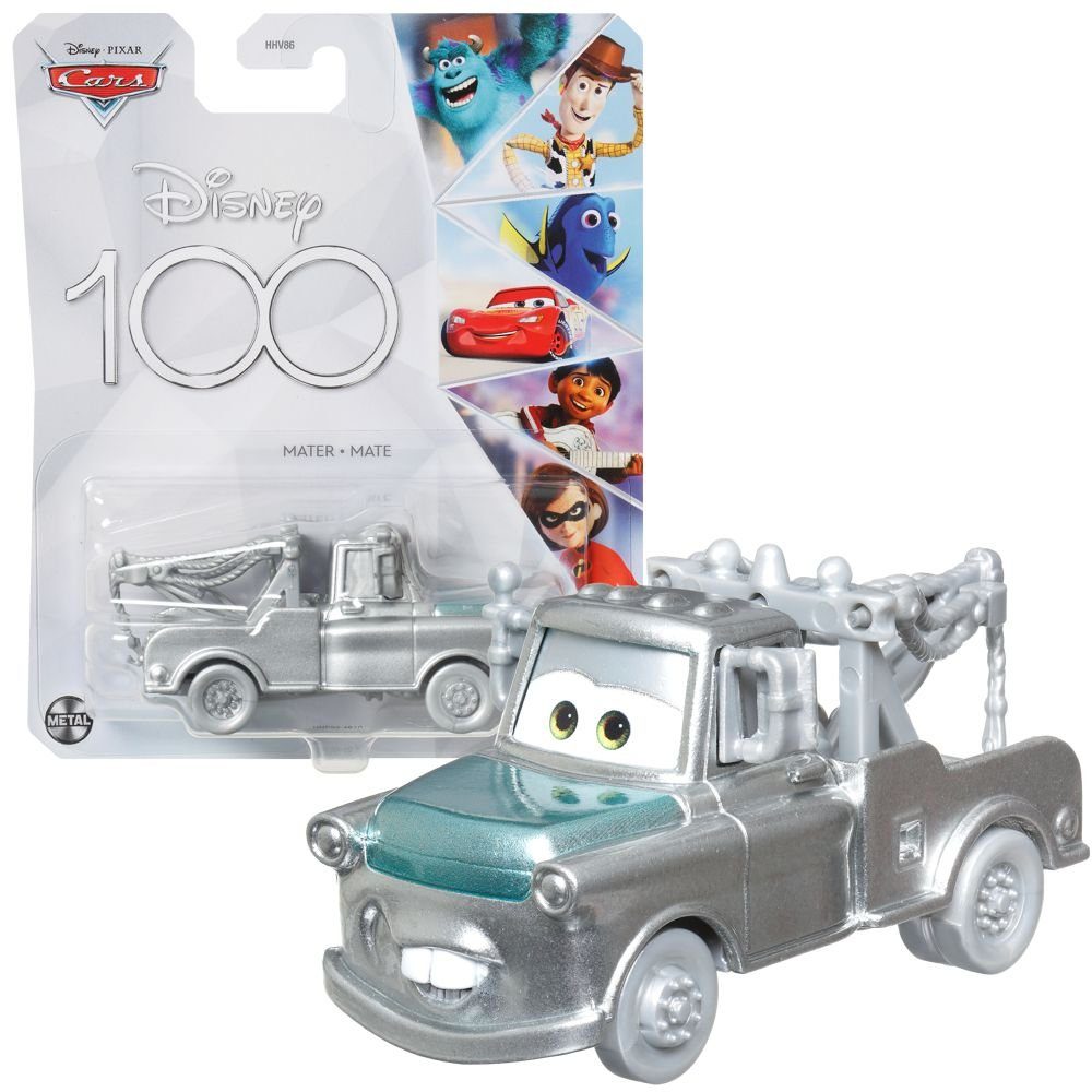 Disney Cars Spielzeug-Rennwagen Cars Fahrzeuge Disney 100 Jahre Edition Cast 1:55 Autos Mattel Mater Hook