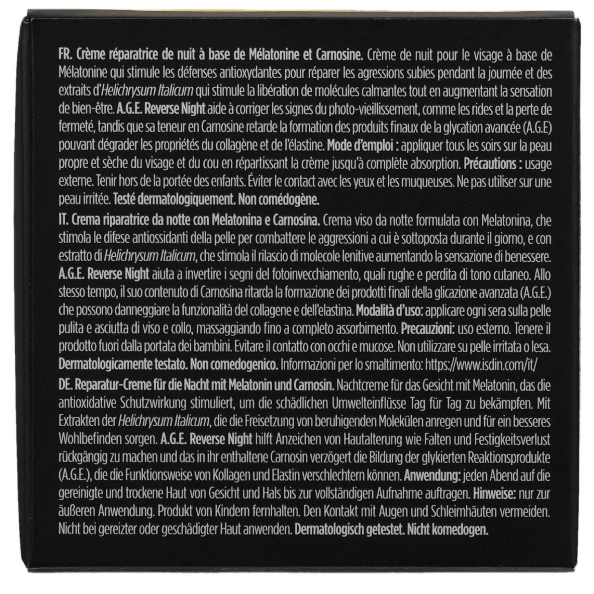 Isdin Nachtcreme ISDIN ISDINCEUTICS A.G.E.Reverse night Creme