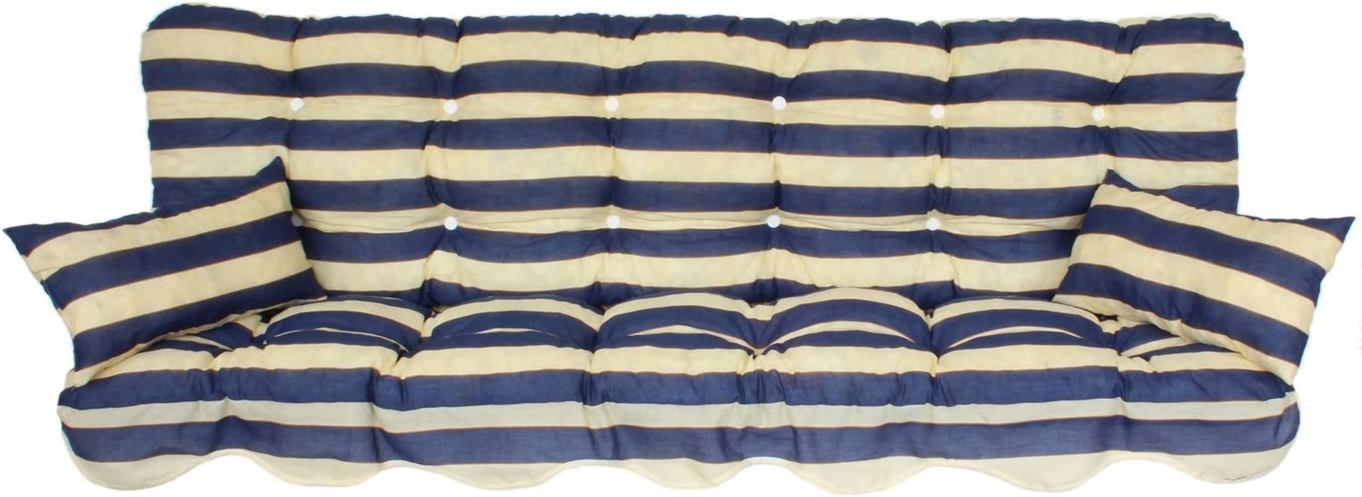 Auflagekissen Auflagen Set Hollywoodschaukel Sitzkissen 150x50 cm Design 710150