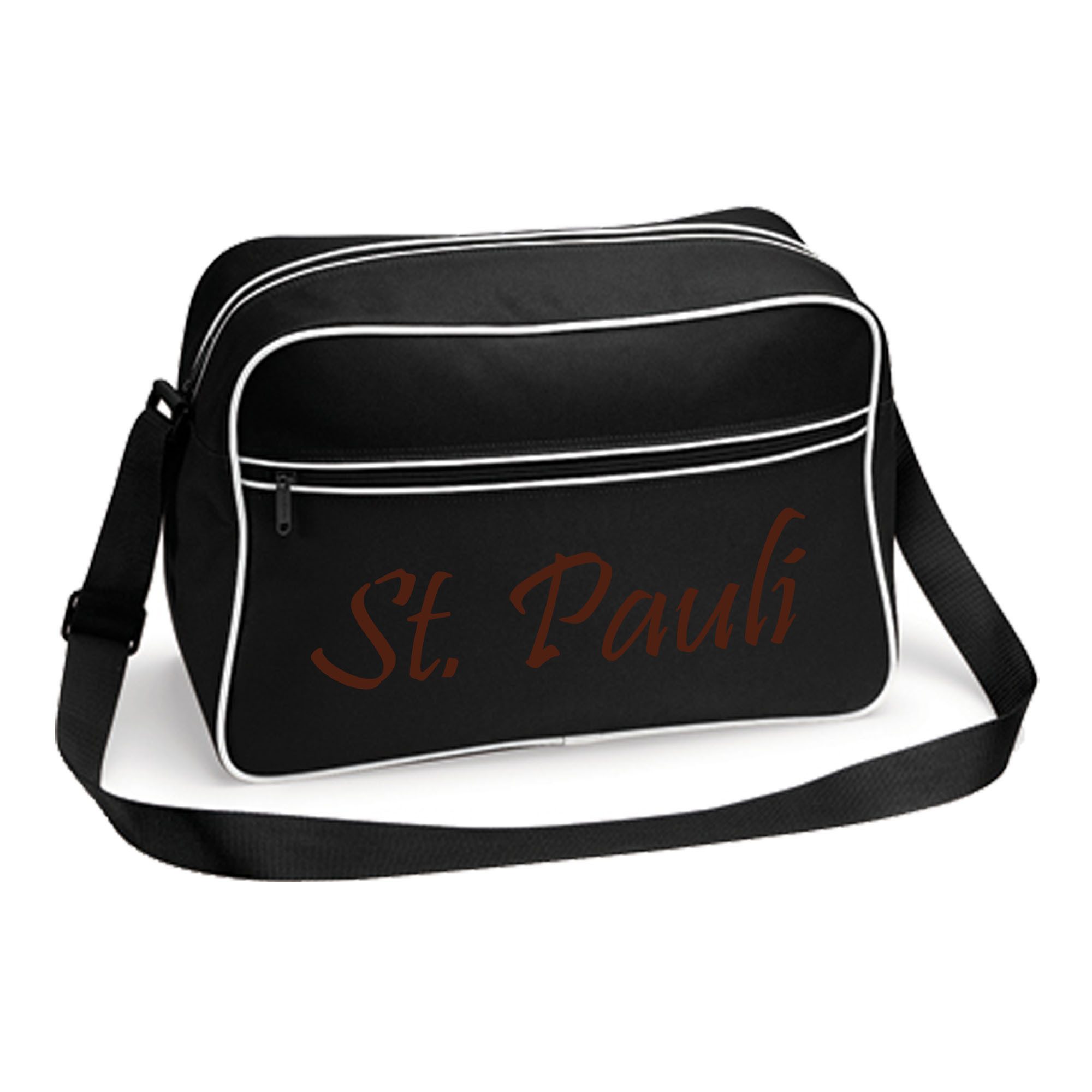 Schultertasche St. Pauli - Schriftzug - Tasche
