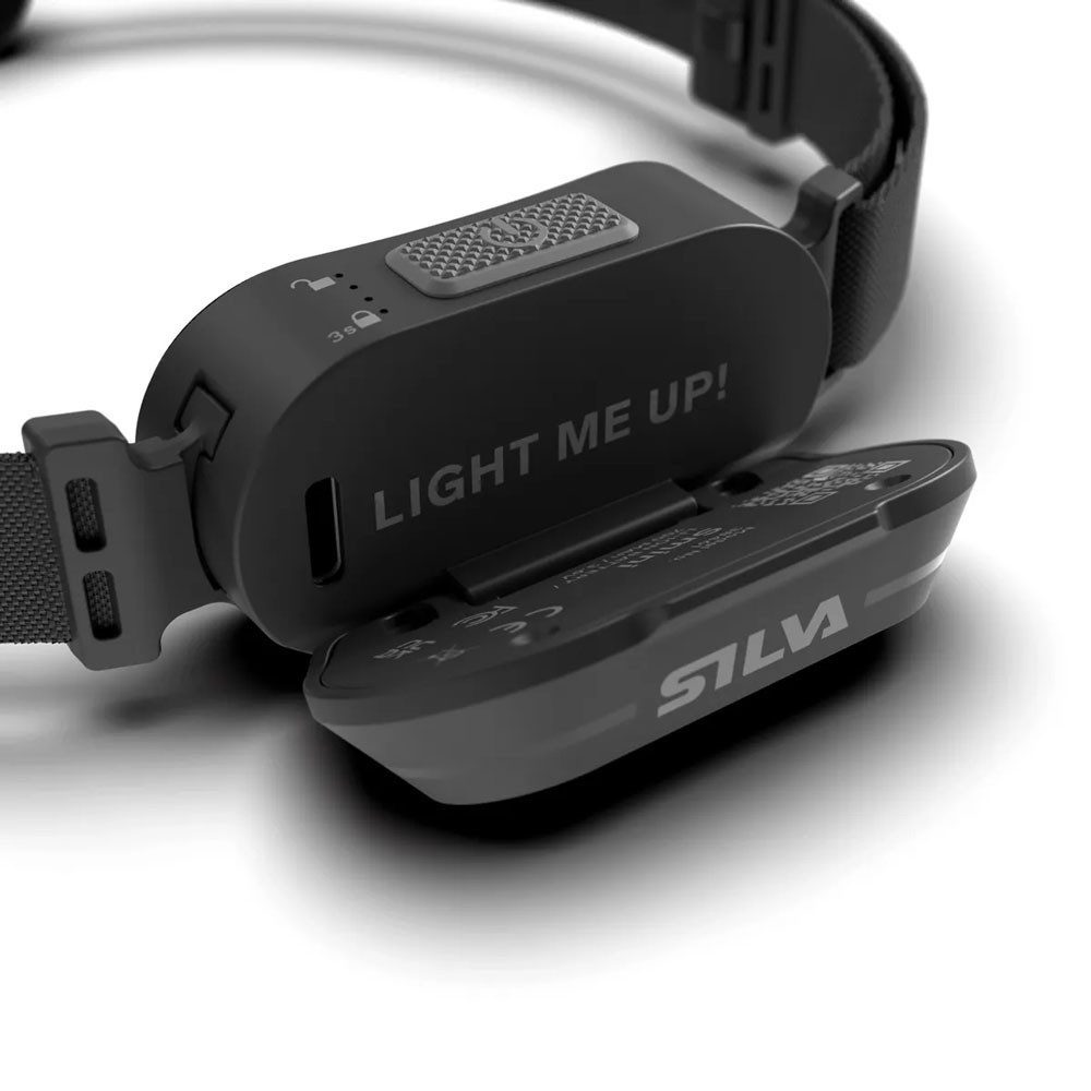 Silva LED Stirnlampe Smini LED Stirnlampe 250 Lumen mit Sicherheitslicht - Schwarz (1-St), sehr leicht, lange Laufzeit