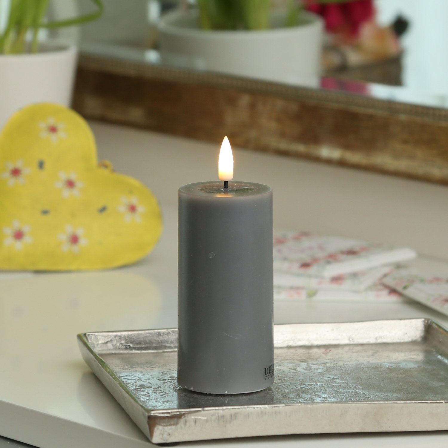Deluxe Homeart LED-Kerze Mia Echtwachs Deluxe günstig online kaufen