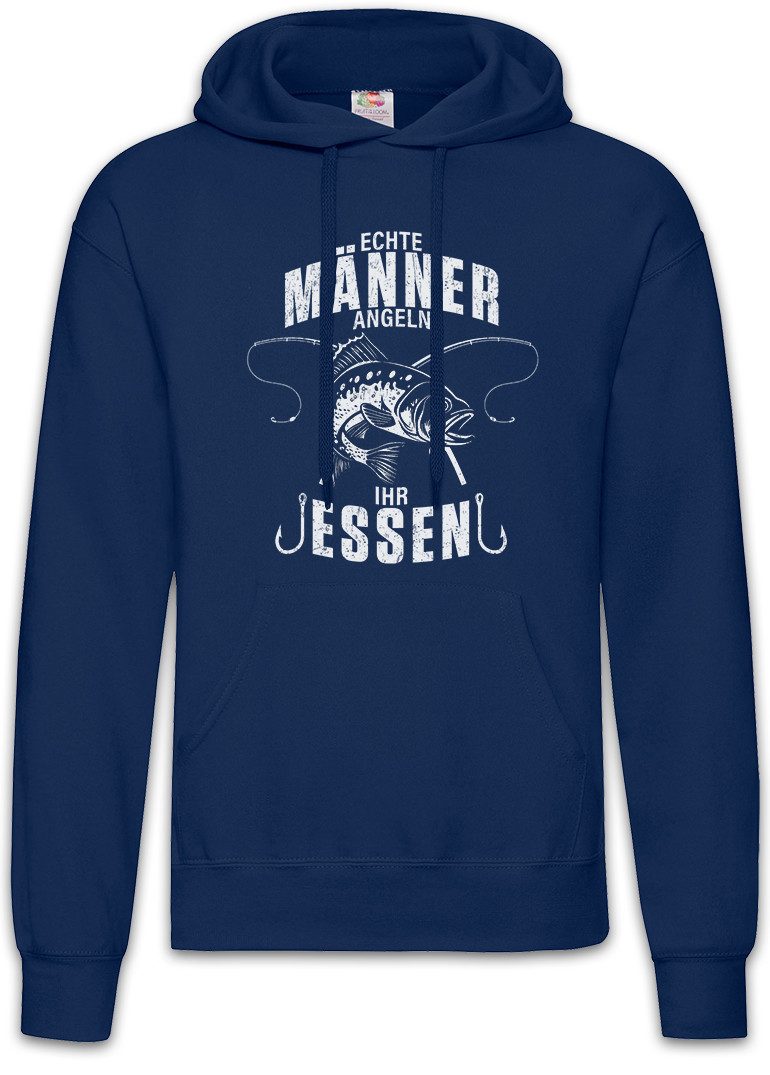 Urban Backwoods Hoodie Echte Männer Angeln Herren Hoodie Angler Fischer Verein Fishing Fish (1-tlg) Sport Haken Fisch Meer