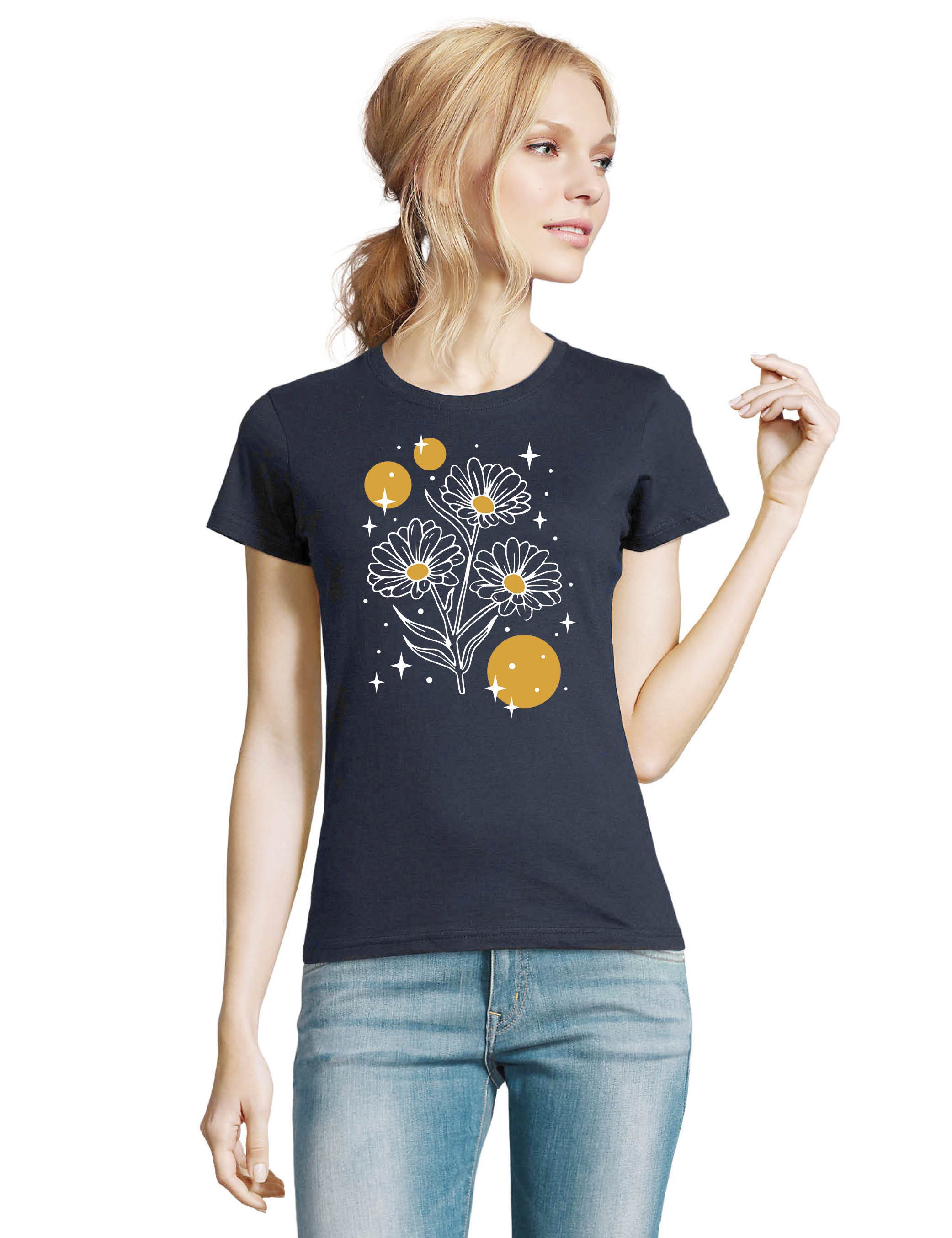 Youth Designz Print-Shirt "Sparkling Flowers" Damen günstig online kaufen