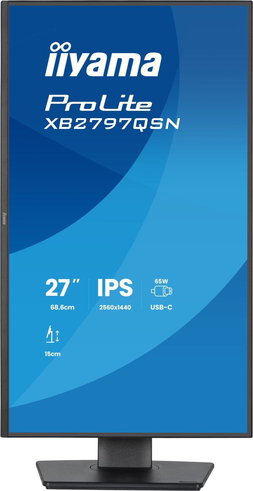 Iiyama iiyama XB2797HSN-B1 TFT-Monitor (1920 x 1080 px, Full HD, 100 Hz, IPS, Adaptive-Sync, Lautsprecher, HDCP, Pivot, Höhenverstellbar)