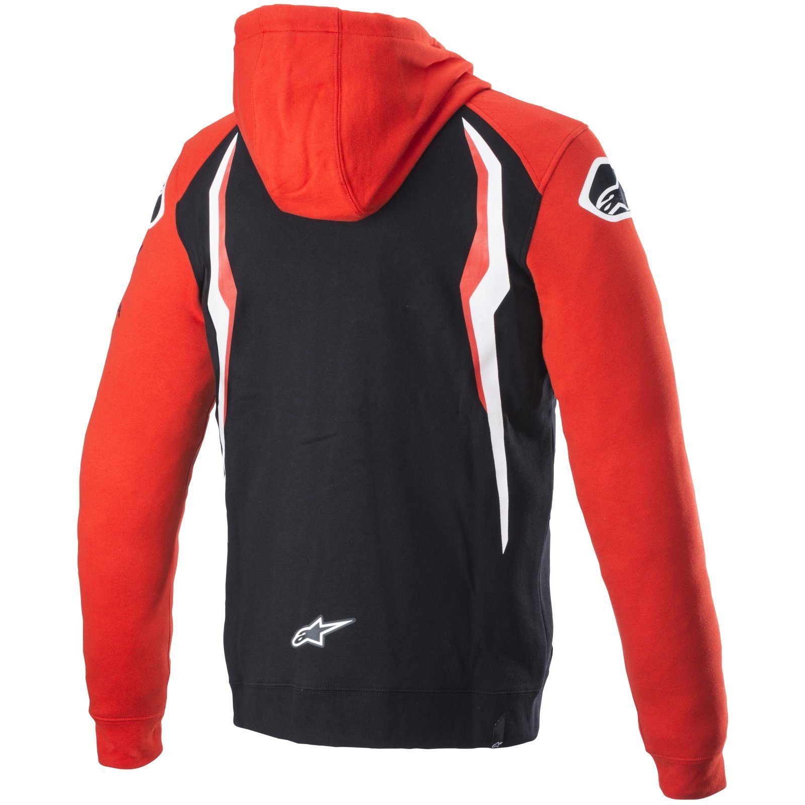 Alpinestars Hoodie Alpinestars Honda Zip Hoodie rot / schwarz hoodie motorrad herren