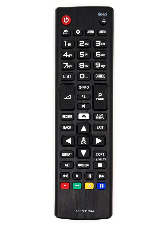 Alltro Ersatz Fernbedienung für LG AKB74915324 LED 3D Smart TV Fernbedienung