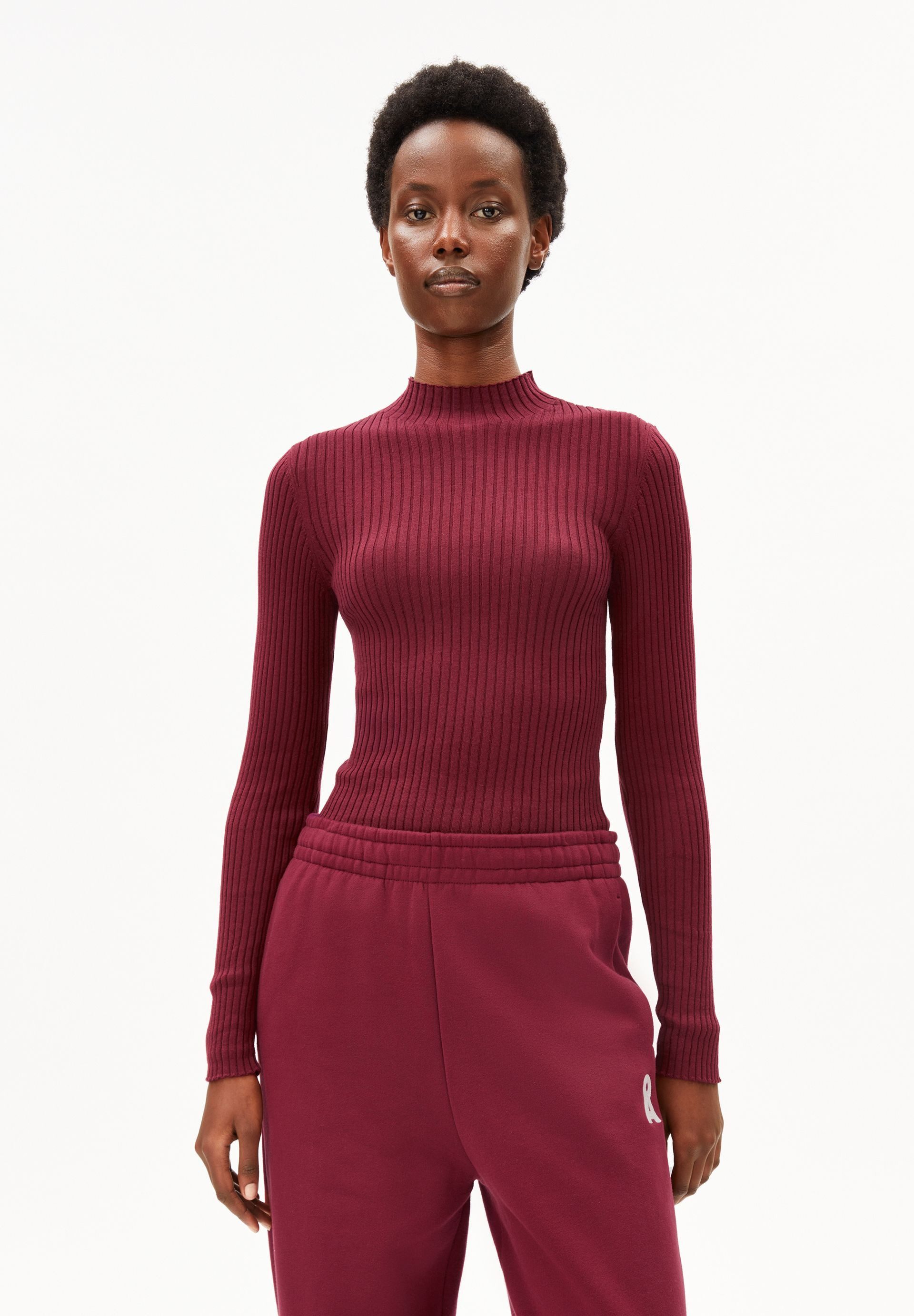 Armedangels Strickpullover ALAANIA Pullover Slim Fit aus Bio-Baumwolle Fitted