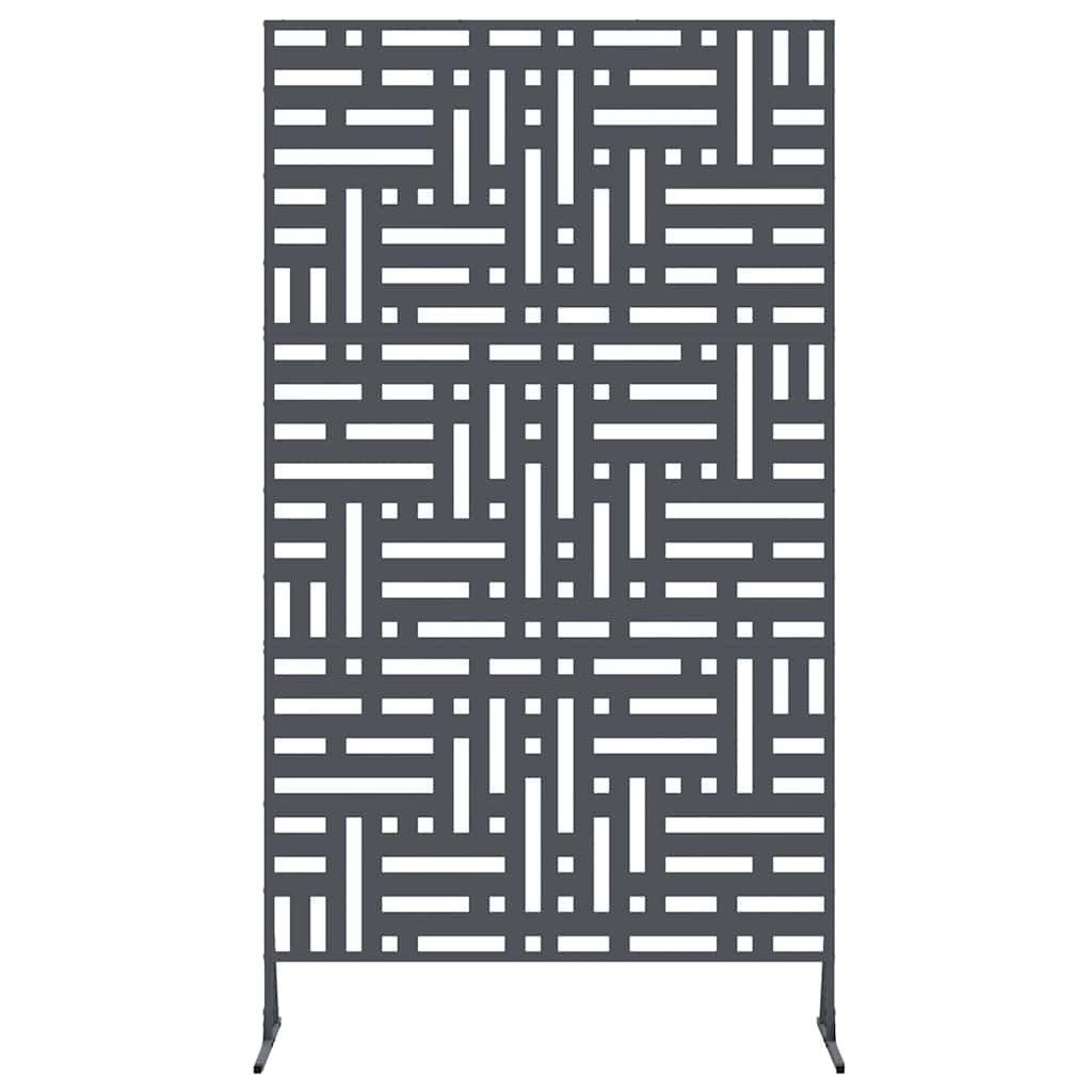 vidaXL Paravent 100 x 50 x 180 cm Sichtschutzschirm Anthrazit 100x50x180 cm aus Stahl