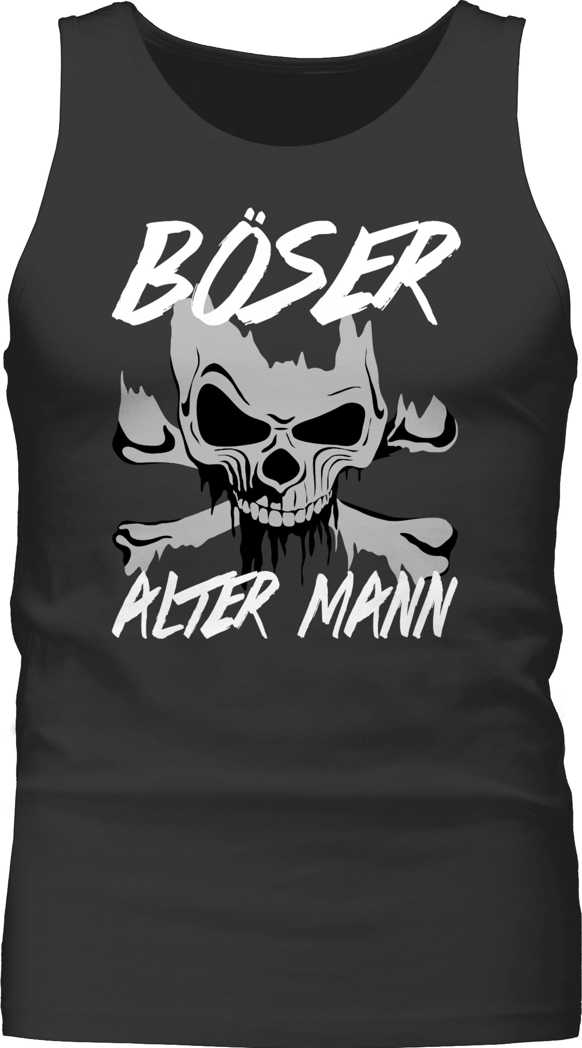 Shirtracer Tanktop Böser alter Mann Piraten & Totenkopf günstig online kaufen