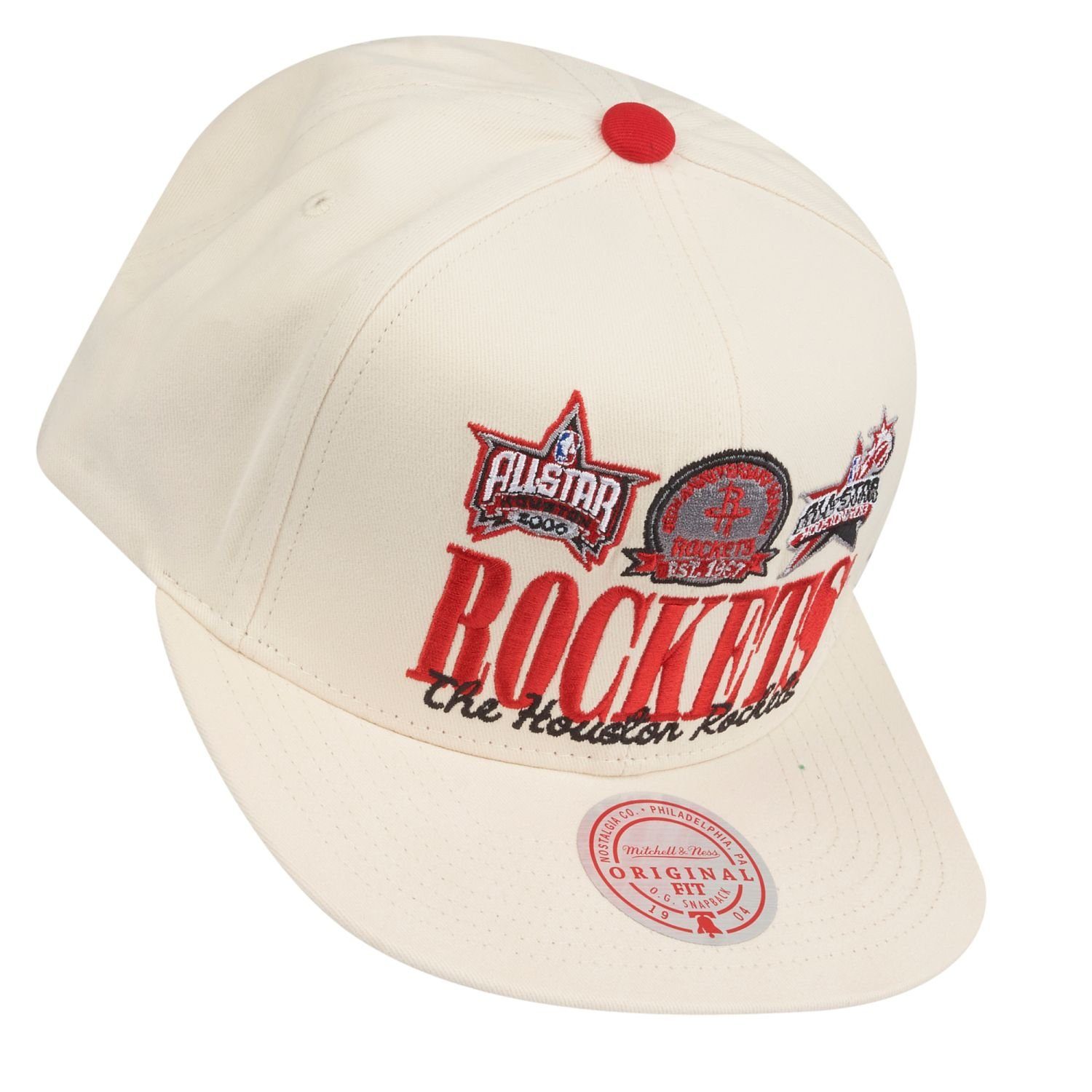 Cap Snapback Teams Rockets Mitchell & RETRO Ness FRAME NBA Houston