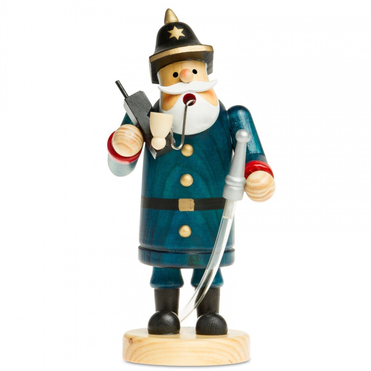 SIKORA Weihnachtsfigur RM-A Räuchermännchen aus Holz 3 Größen verschiedene Motive