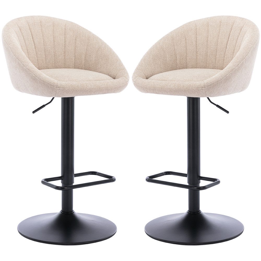 WAHSON OFFICE CHAIRS Barhocker höhenverstellbar drehbar Barstuhl aus Handtu günstig online kaufen