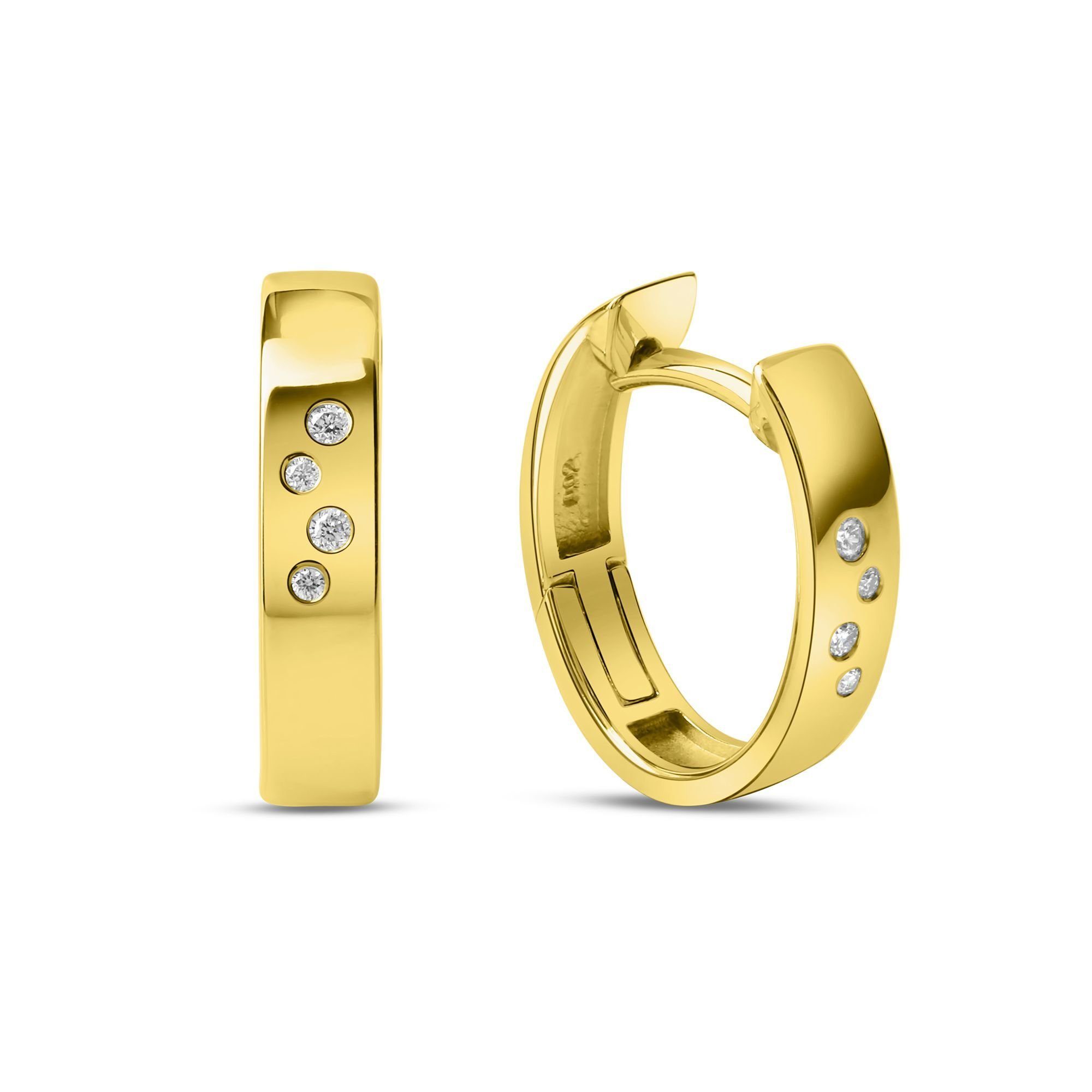 Orolino Paar Creolen Gold 585 mit günstig online kaufen