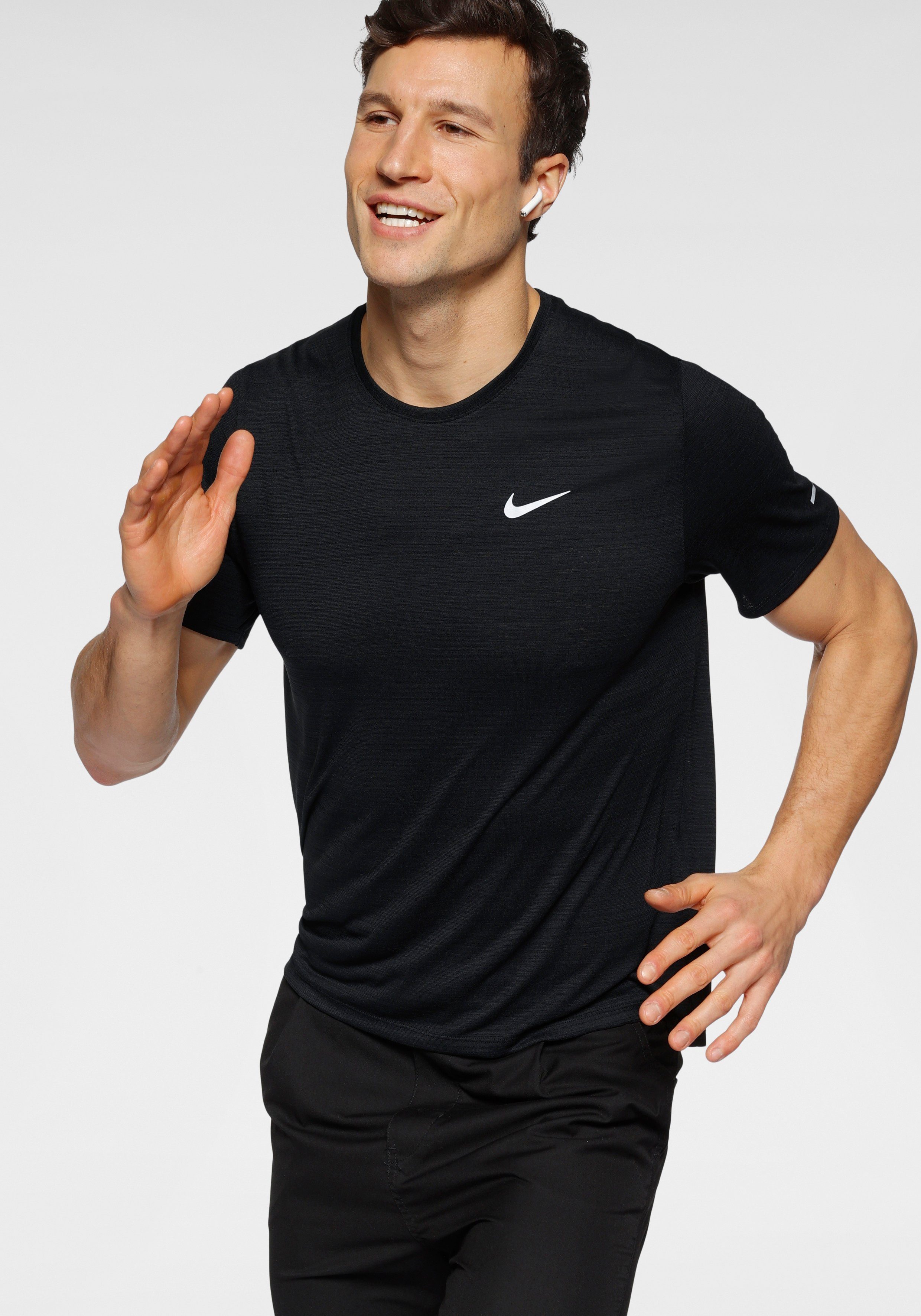 teller Array Sport Nike Laufshirt »Dri-FIT Miler Men's Running Top«