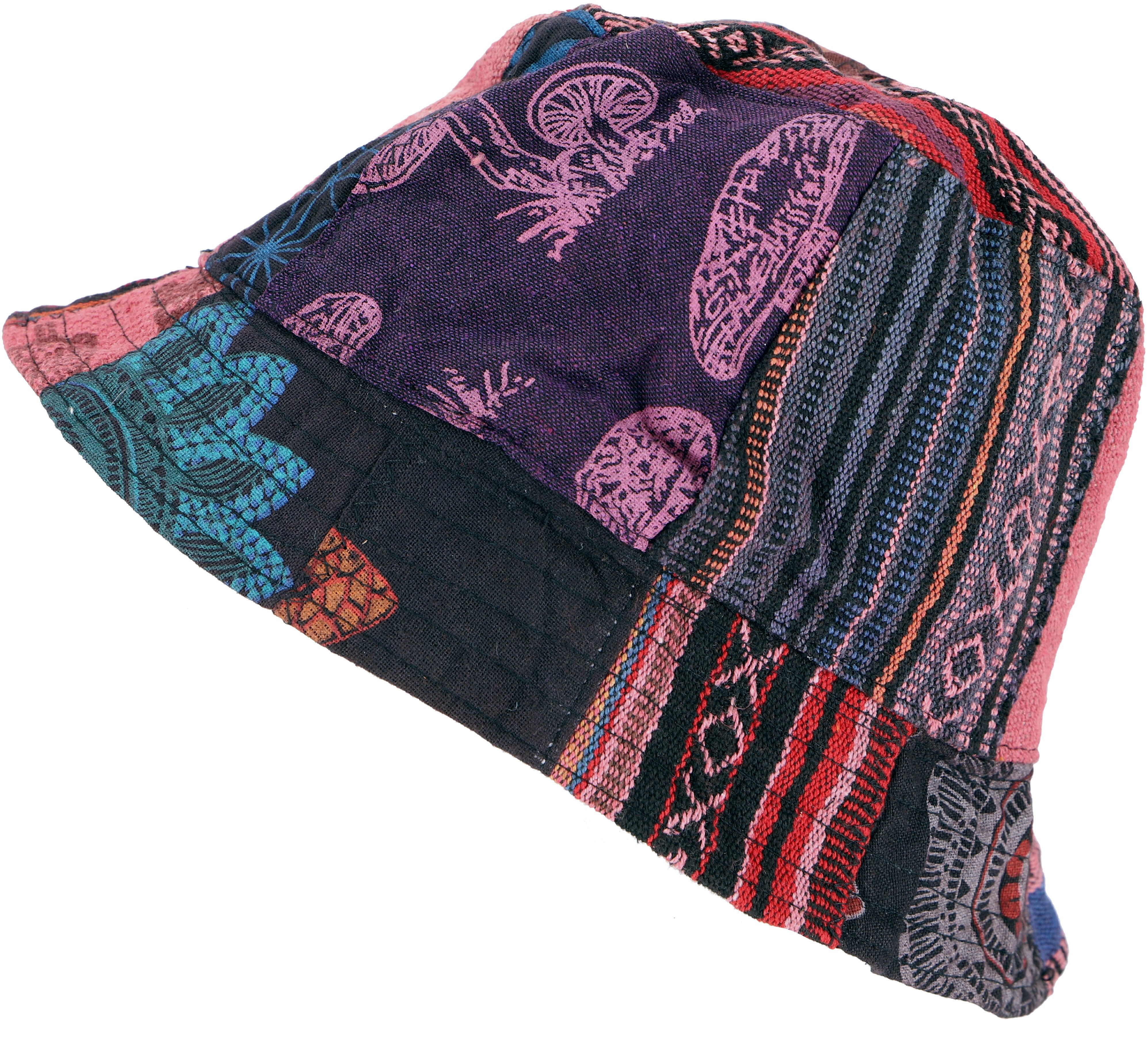 Guru-Shop Strickmütze Sommerhut,Patchwork Schlapphut, Fischerhut,.. günstig online kaufen