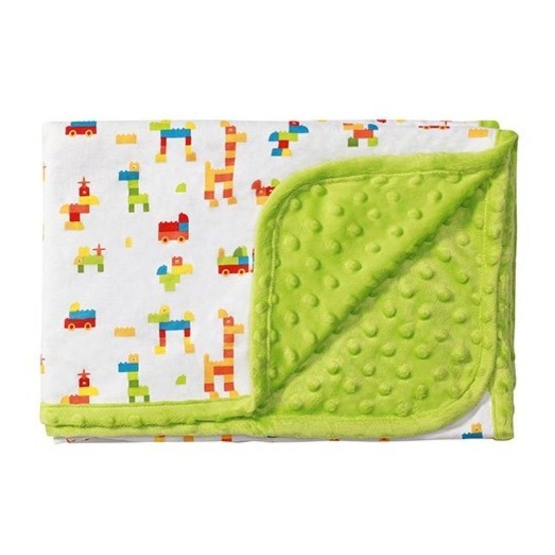 Babydecke Baby Kuscheldecke Bubbles 1410 - 75x100, Kuschelweich