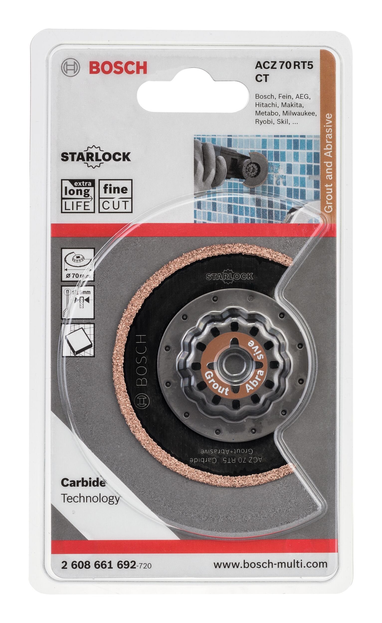 BOSCH Segmentsägeblatt, ACZ 70 RT5 Carbide-RIFF günstig online kaufen