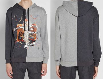 Valentino Sweatshirt VALENTINO FELPA HOODY SWEATJACKE JAMIE REID PUNK POEM CUT SEW SWEATSHI