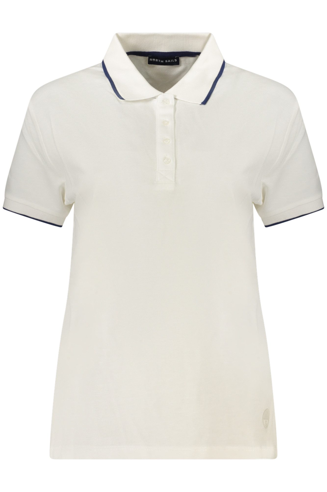 North Sails Poloshirt Stylisches Damen Kurzarm-Poloshirt Weiß mit