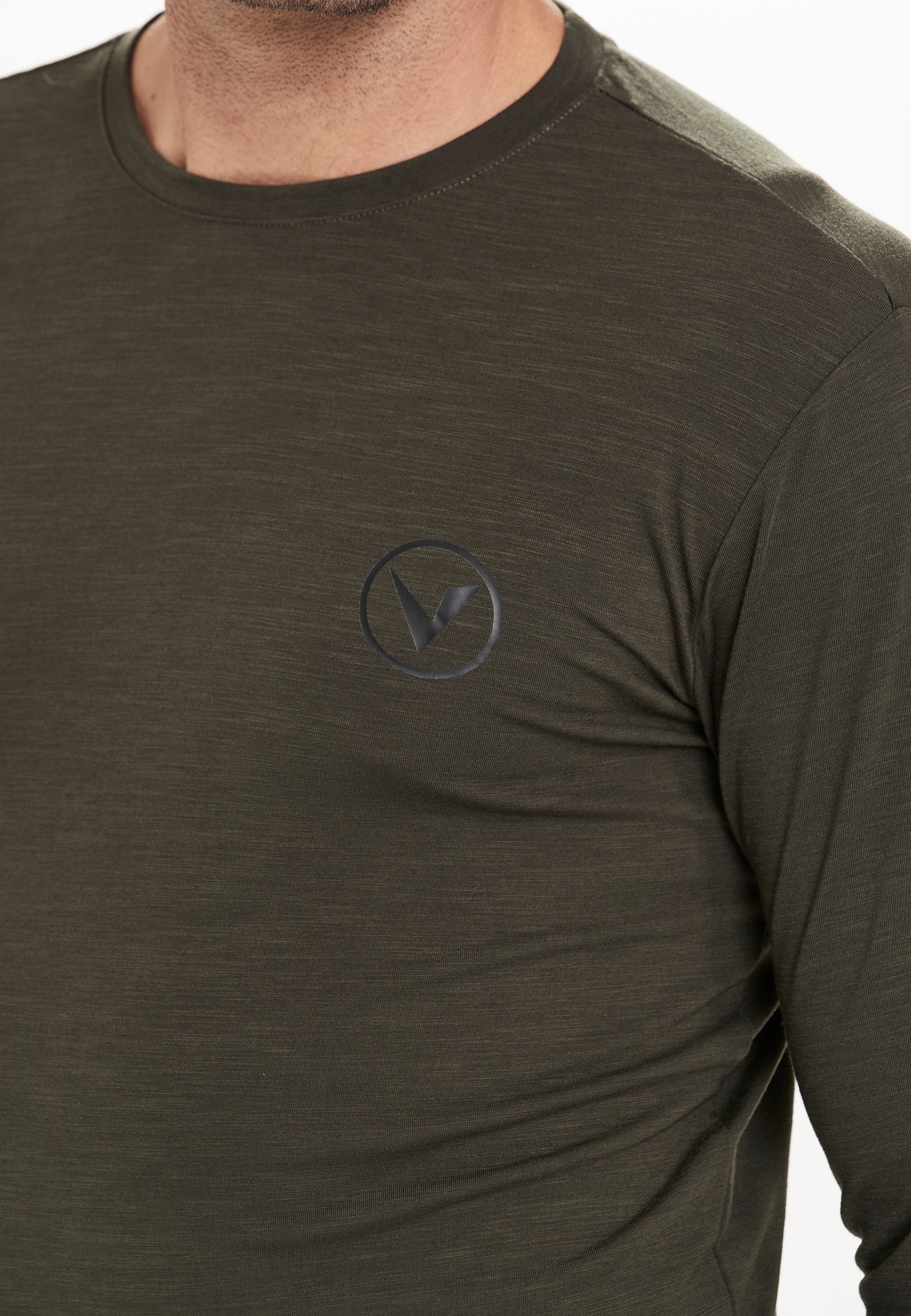 innovativer Quick Langarmshirt (1-tlg) M Dry-Technologie mit JOKERS L/S olivgrün Virtus