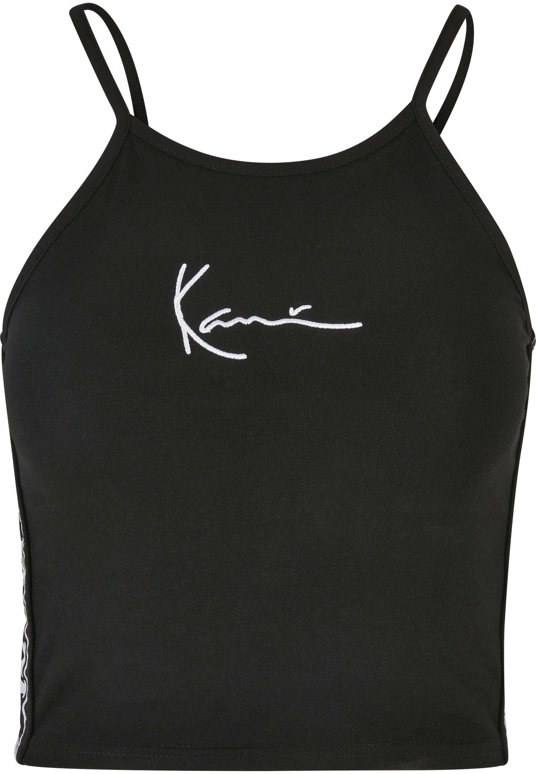 Karl Kani Tanktop Karl Kani Damen KKWQ22001BLK KK Small Signature Tape Top (1-tlg)
