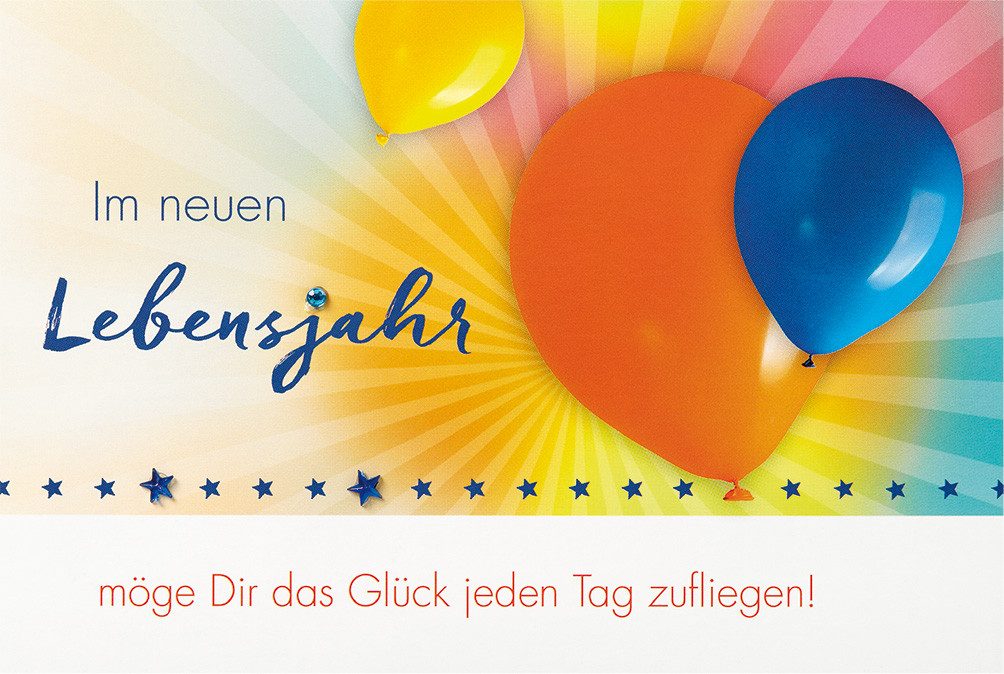 Grußkarten Geburtstag - PopUp-Card - Klappkarte mit 3D-Innenleben - Grußkarte