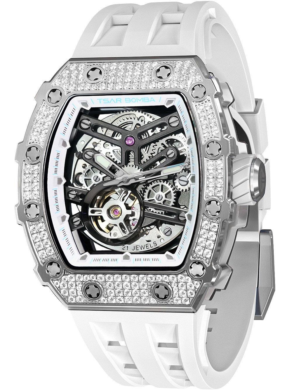 Tsar Bomba Automatikuhr Tsar Bomba TB8208D-05 Herrenuhr Elementar Zirkonia günstig online kaufen