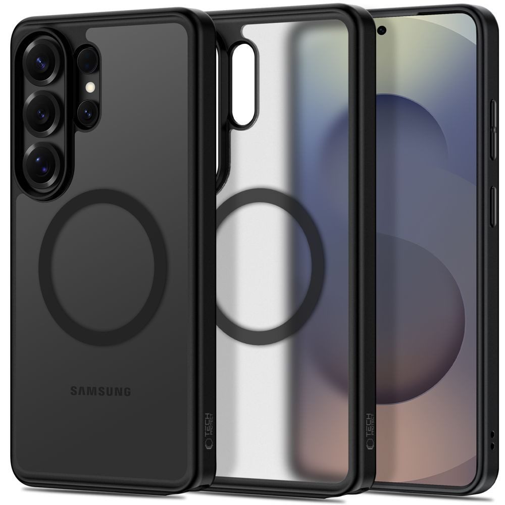 TECH PROTECT Handyhülle Schutzhülle Magnethülle Smartphoneschale, MagSafe-kompatibel, Hybrid TPU/PC, erhöhte Ränder