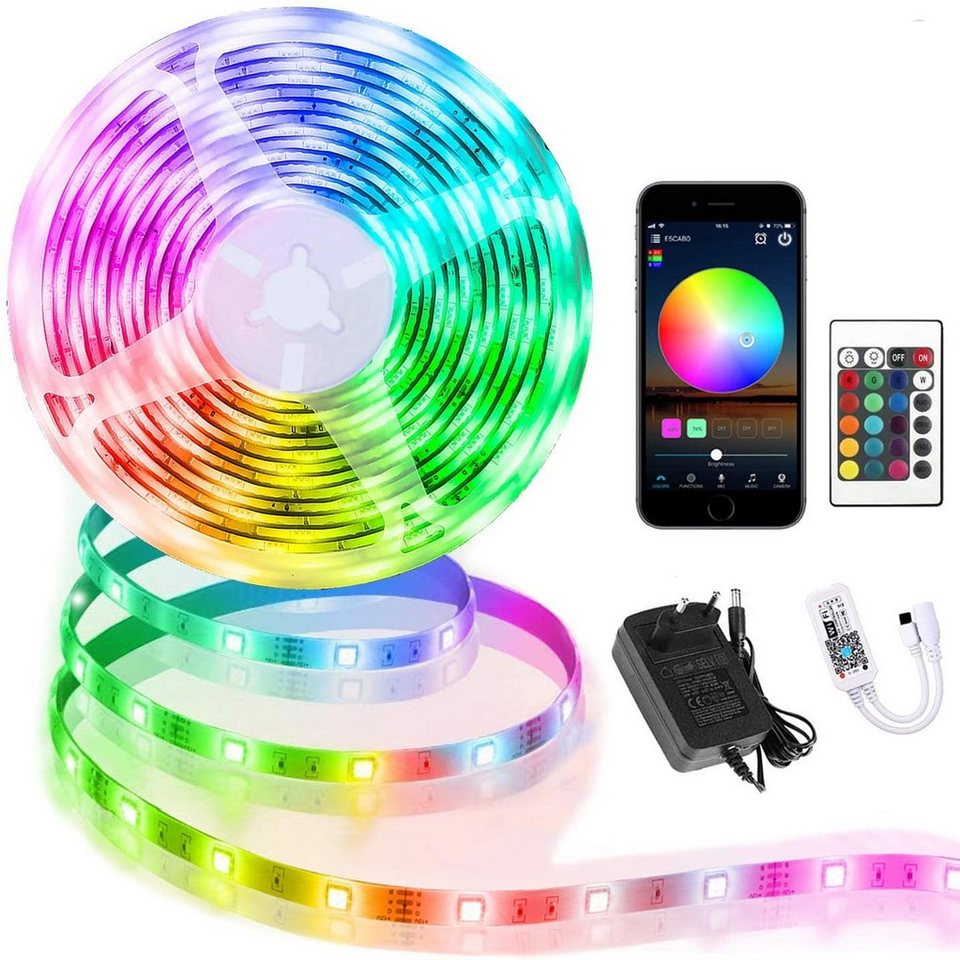 Oneid LED Lichtleiste »WiFi LED Strip 5m, Smart RGB LED Streifen, App