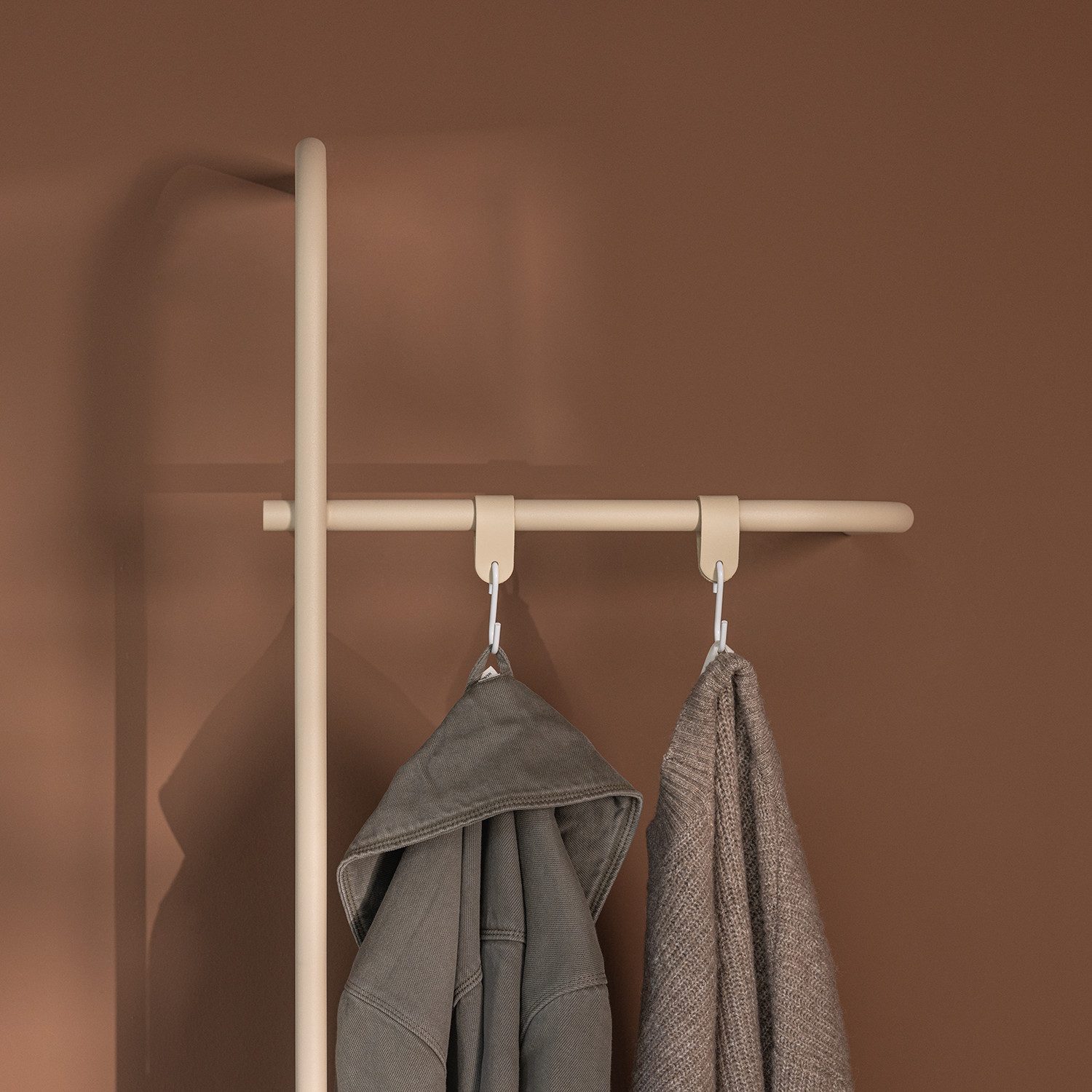 Metallbude Garderobenstange Garderobe TAMINA