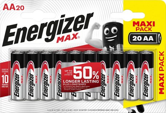 Energizer »MAX AA 20er Pack« Batterie, (20 St)