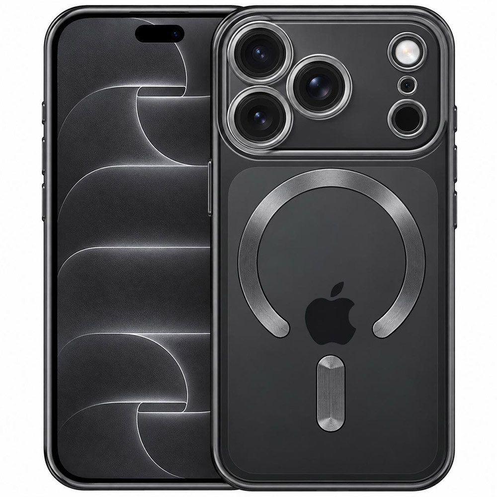 FITSU Handyhülle Handyhülle für iPhone 18 Pro Max mit Kameraschutz MagSafe kompatibel 6,9 Zoll, Transparente Schutzhülle für iPhone 18 Pro Max mit farbigem Rahmen