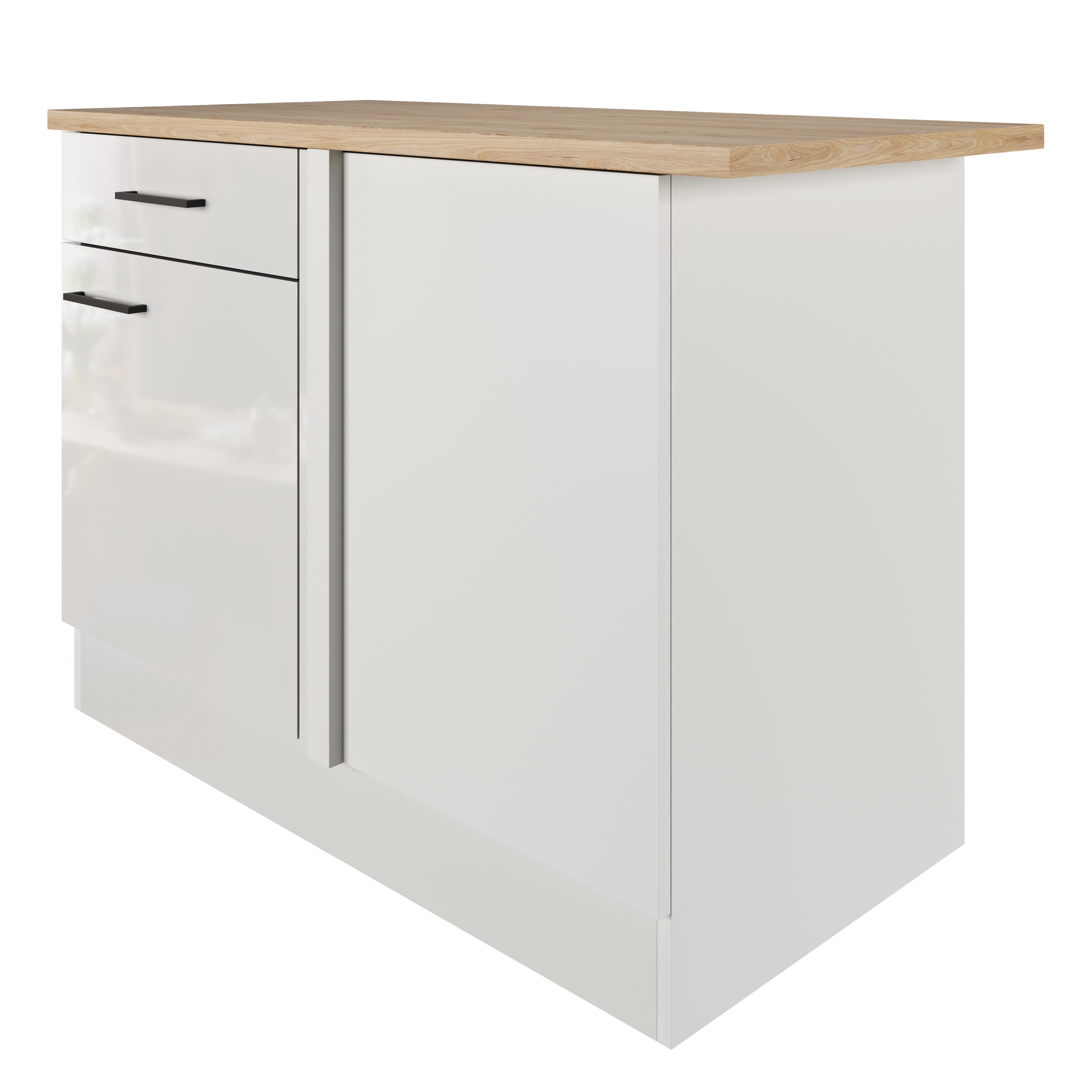 Flex-Well Eckunterschrank Lund (B x H x T) 110 x 85 x 60 cm, individuell kombinierbar