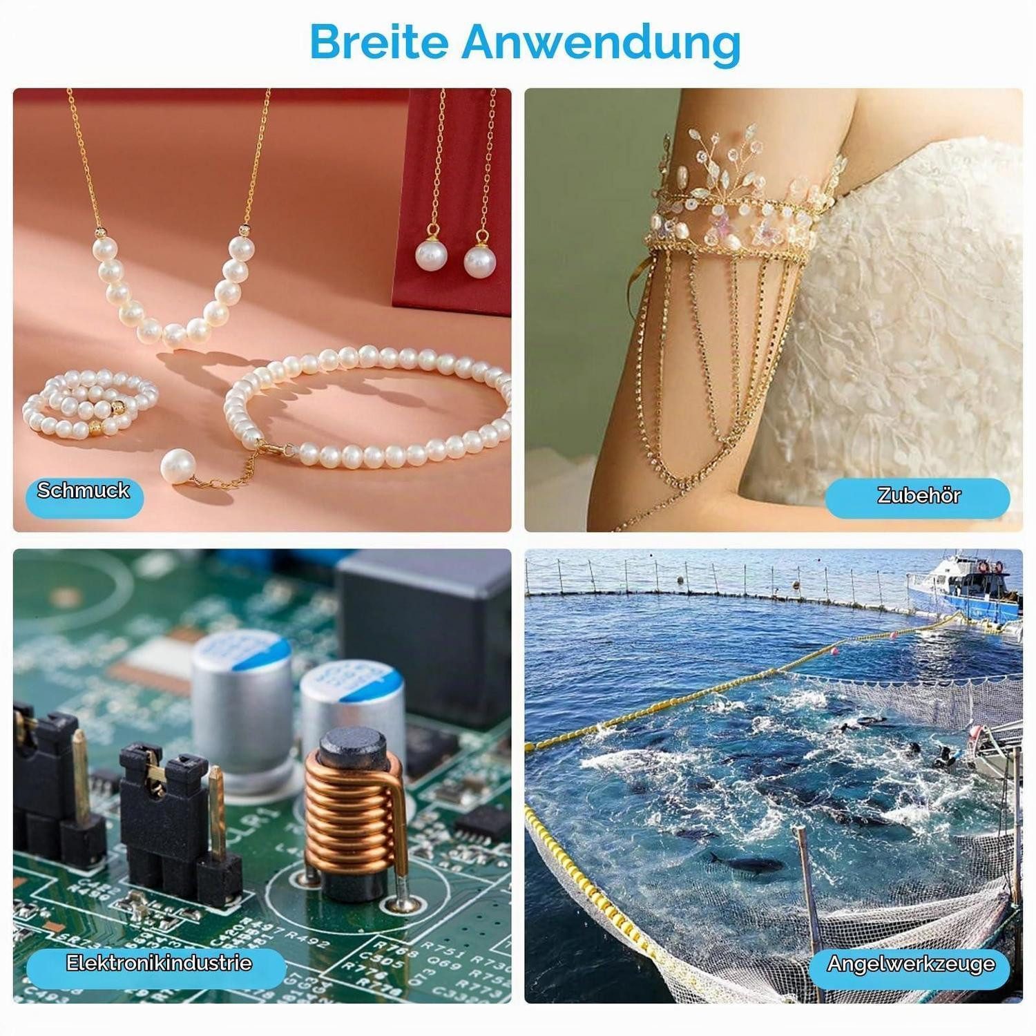 LuxusKollektion Zangenset Schmuckzangen Set 10 Stück DIY Basteln