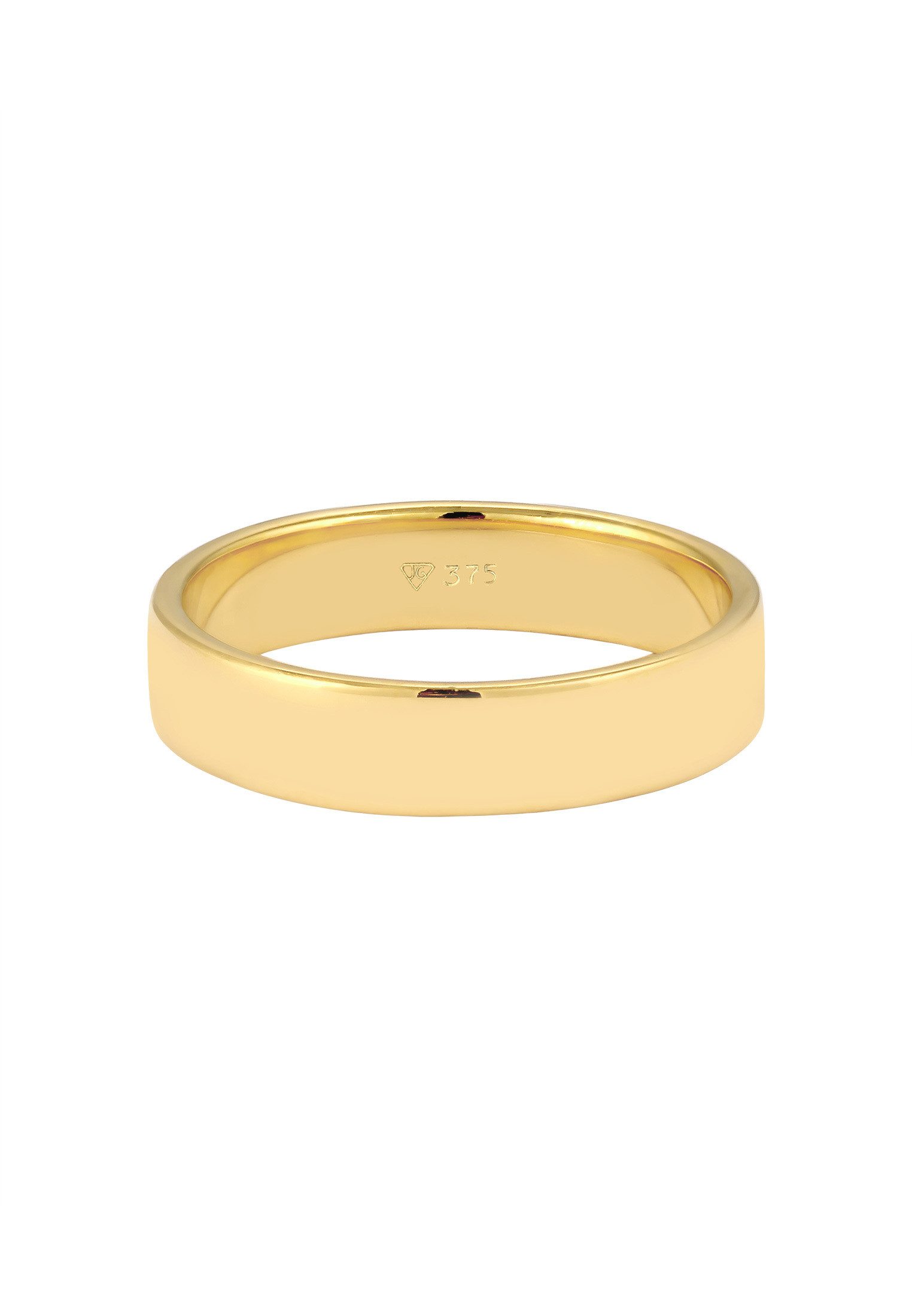Elli Premium Partnerring Trauring Bandring 375 Gelbgold