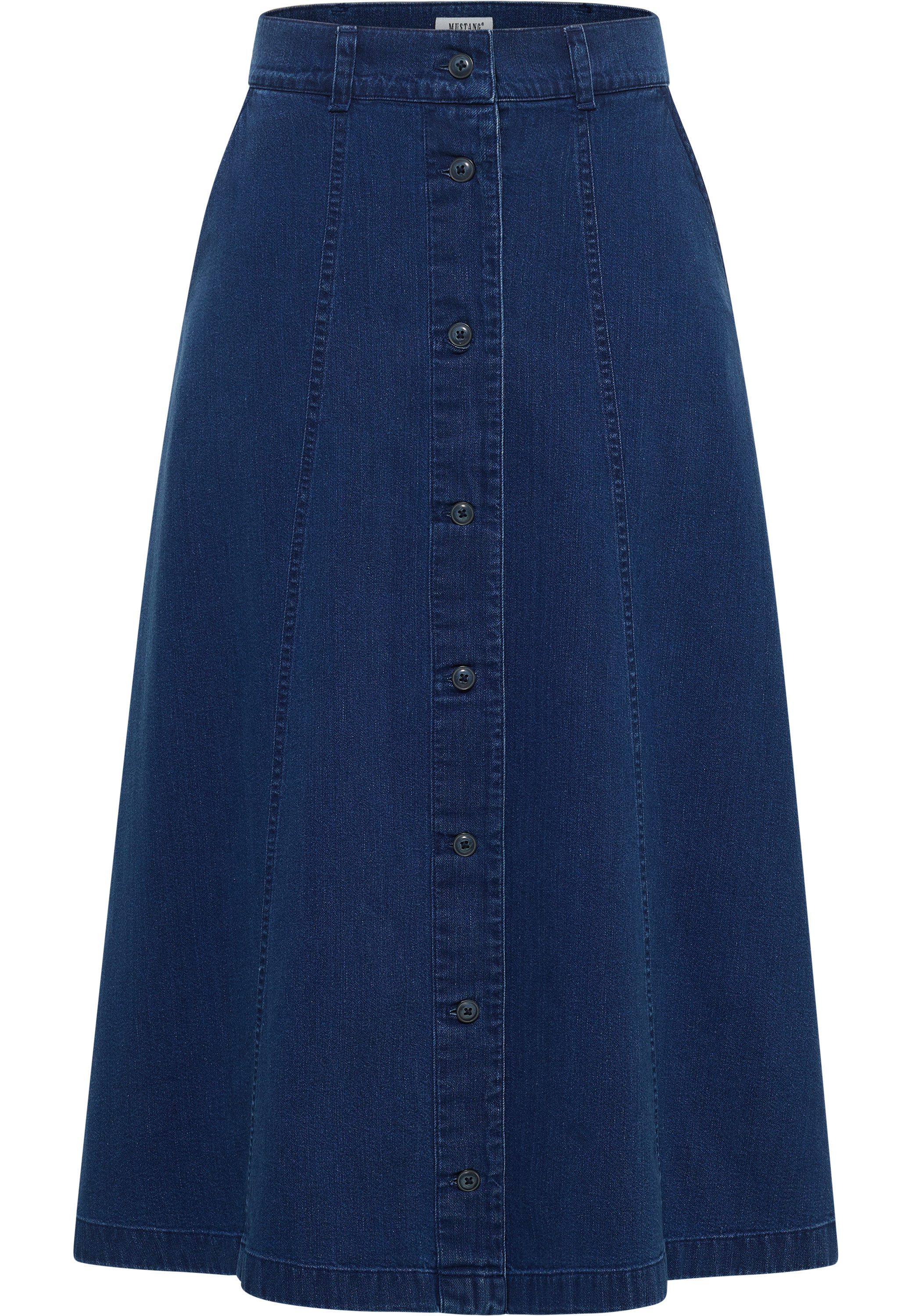 MUSTANG Maxirock Damen Style Ally Denim Skirt