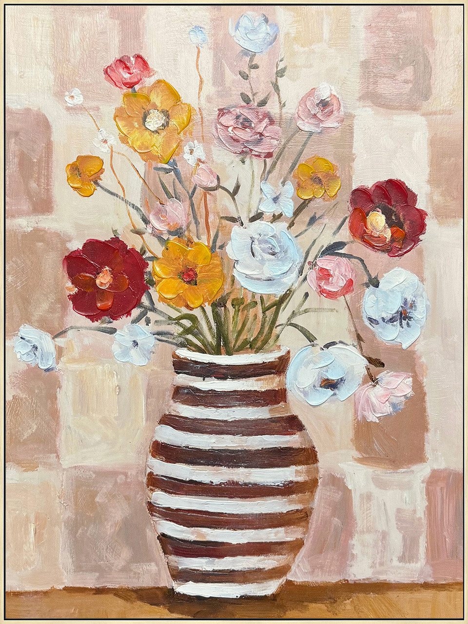 ArtUniverse Gemälde Matisse-inspired flowers 60x80 cm, Matisse-inspired flowers 60x80 cm