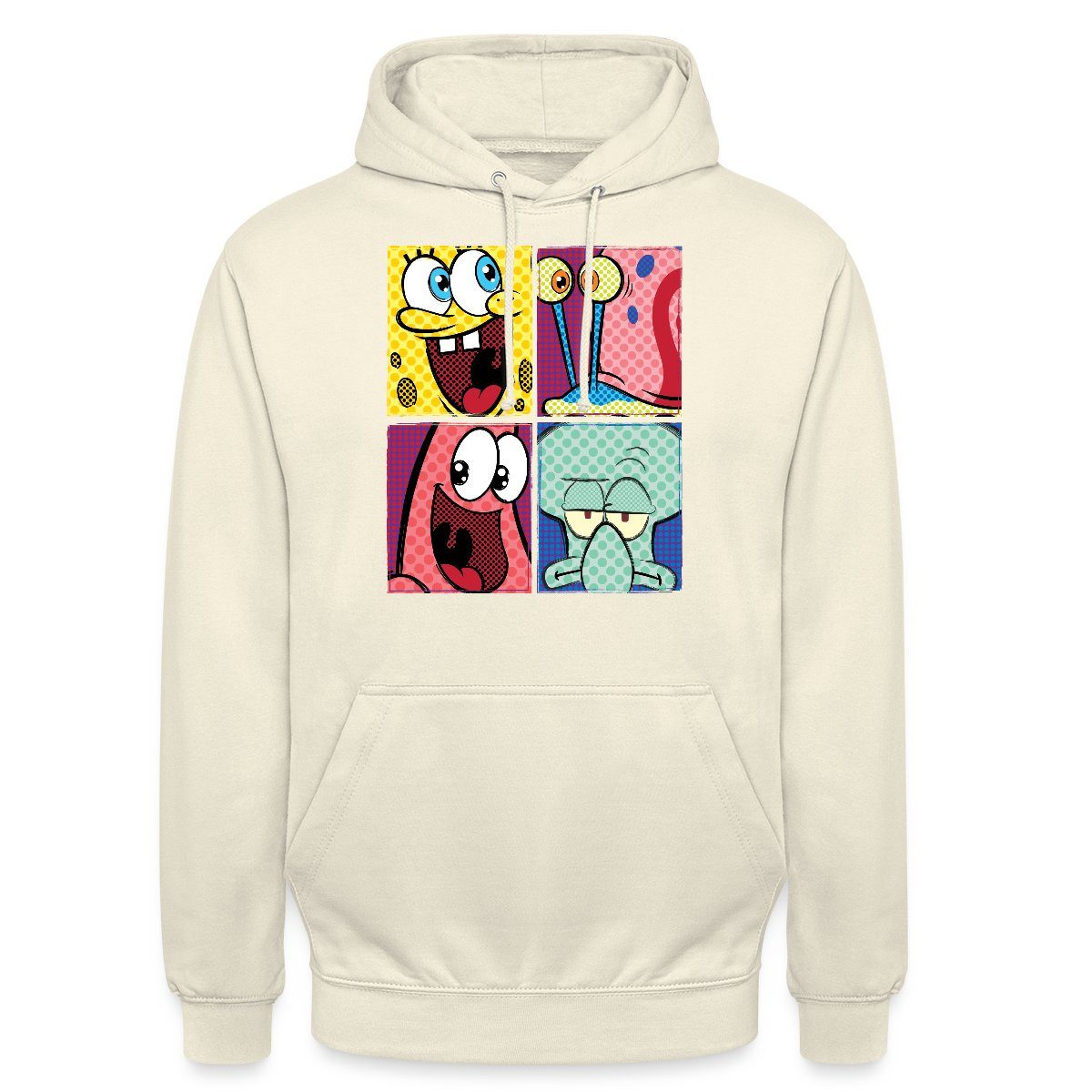 Hoodie SpongeBob Schwammkopf Patrick Gary Thaddäus Unisex Hoodie