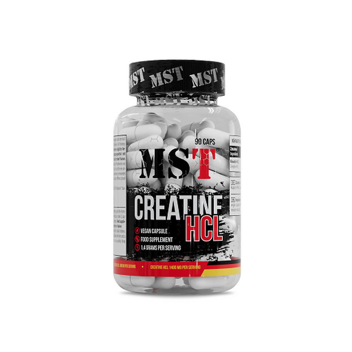 MST Nutrition - Creatin HCL (90 Kapseln) Kapseln, 82 g