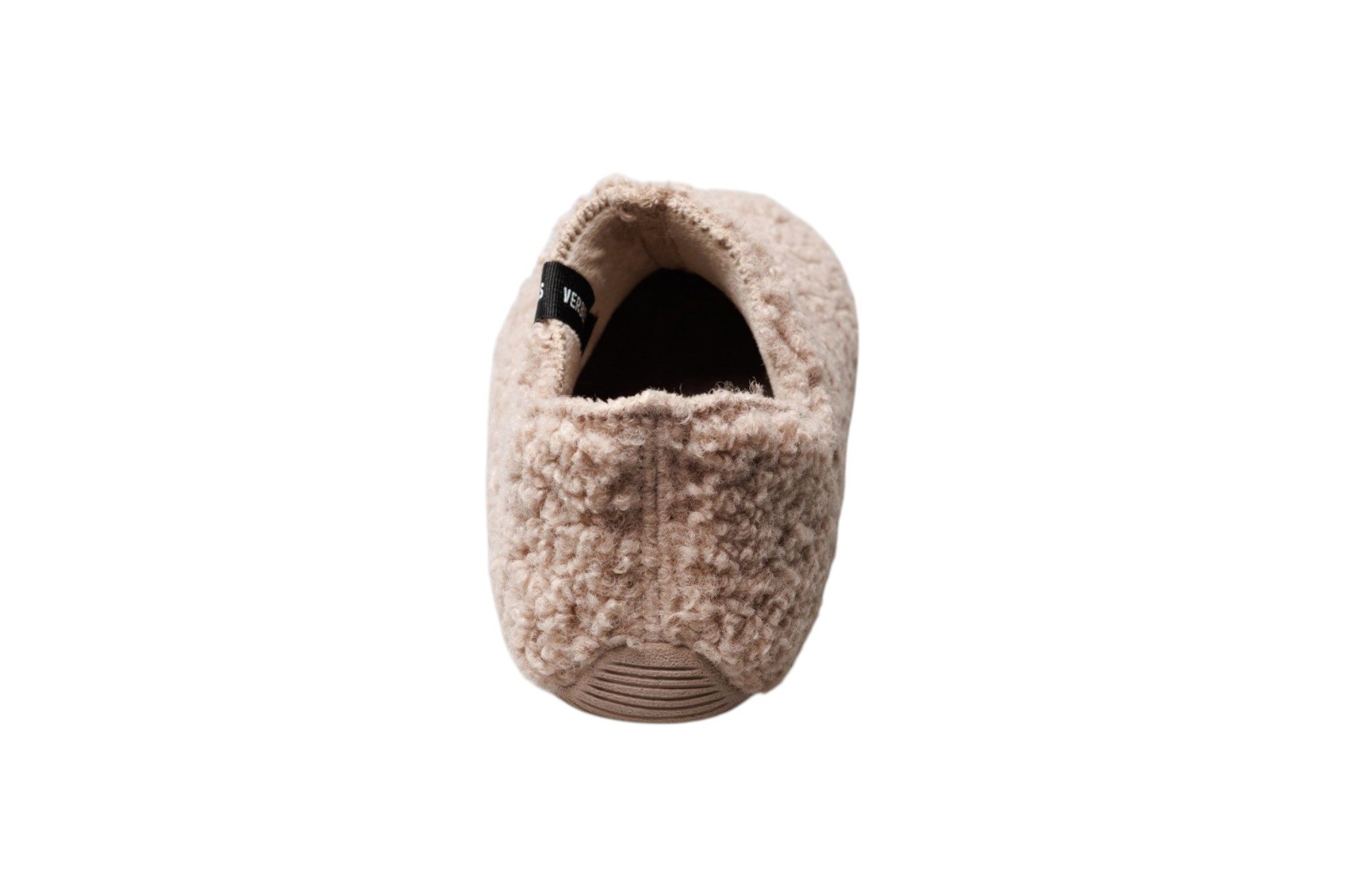 VERBENAS YOI CURLY Hausschuh Hüttenschuh, Homeslipper, Wohlfühlschuh mit Logo-Schriftzug – Bild 2 von 5